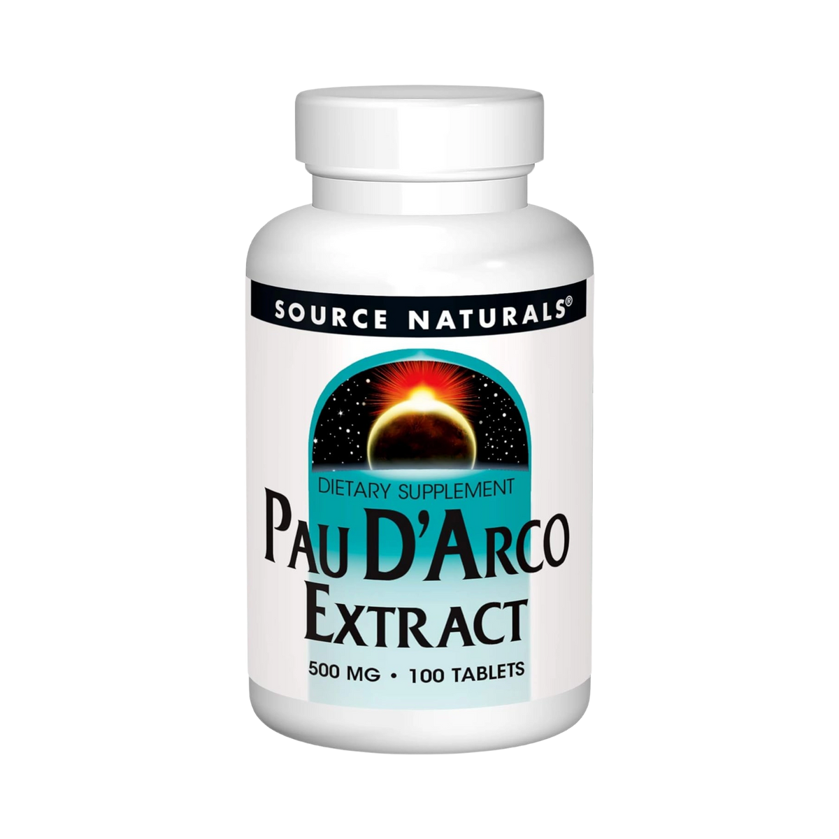 Source Naturals, Pau D'Arco Extract, 500 Mg, 100 Tablets