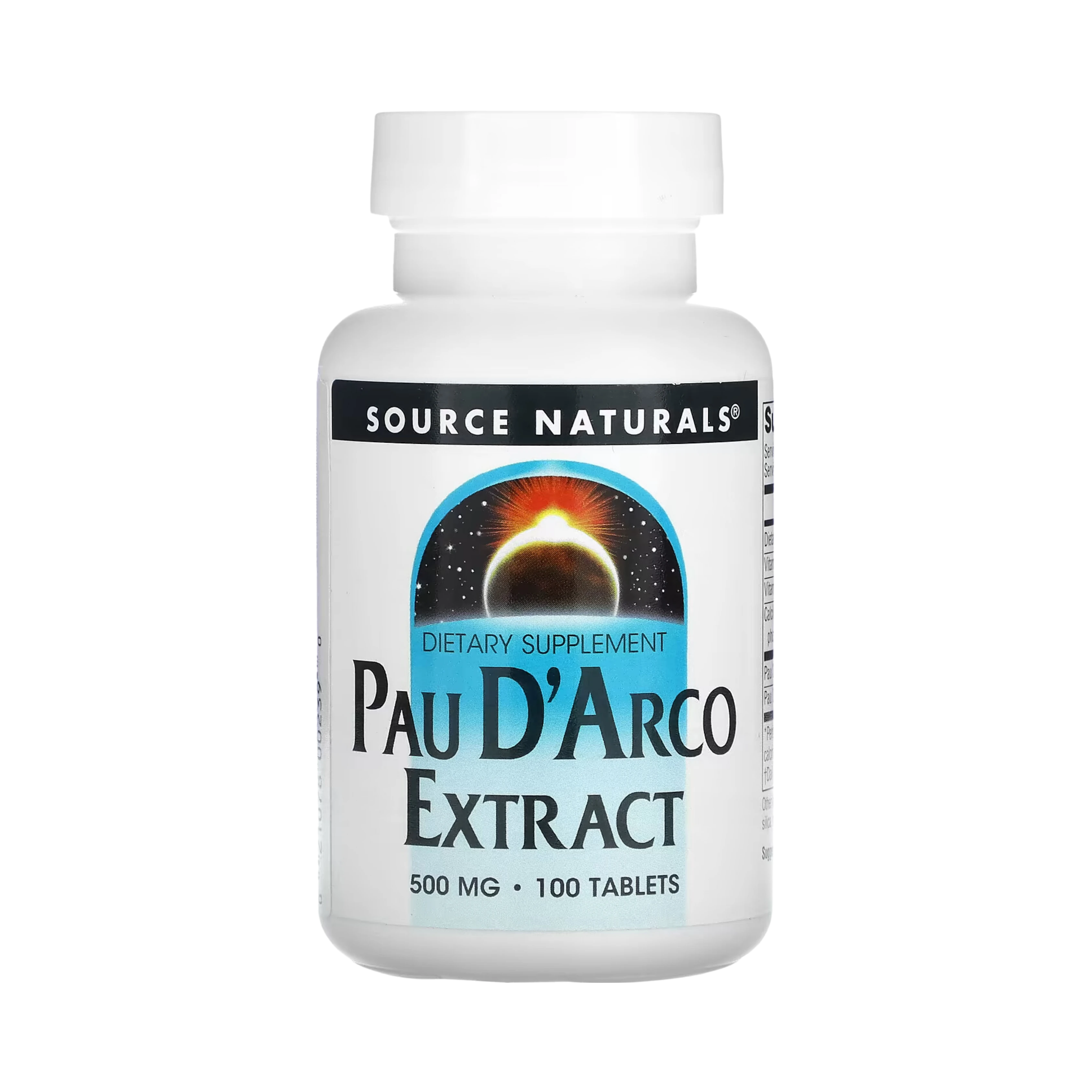 Source Naturals, Pau D'Arco Extract, 500 Mg, 50 Tablets