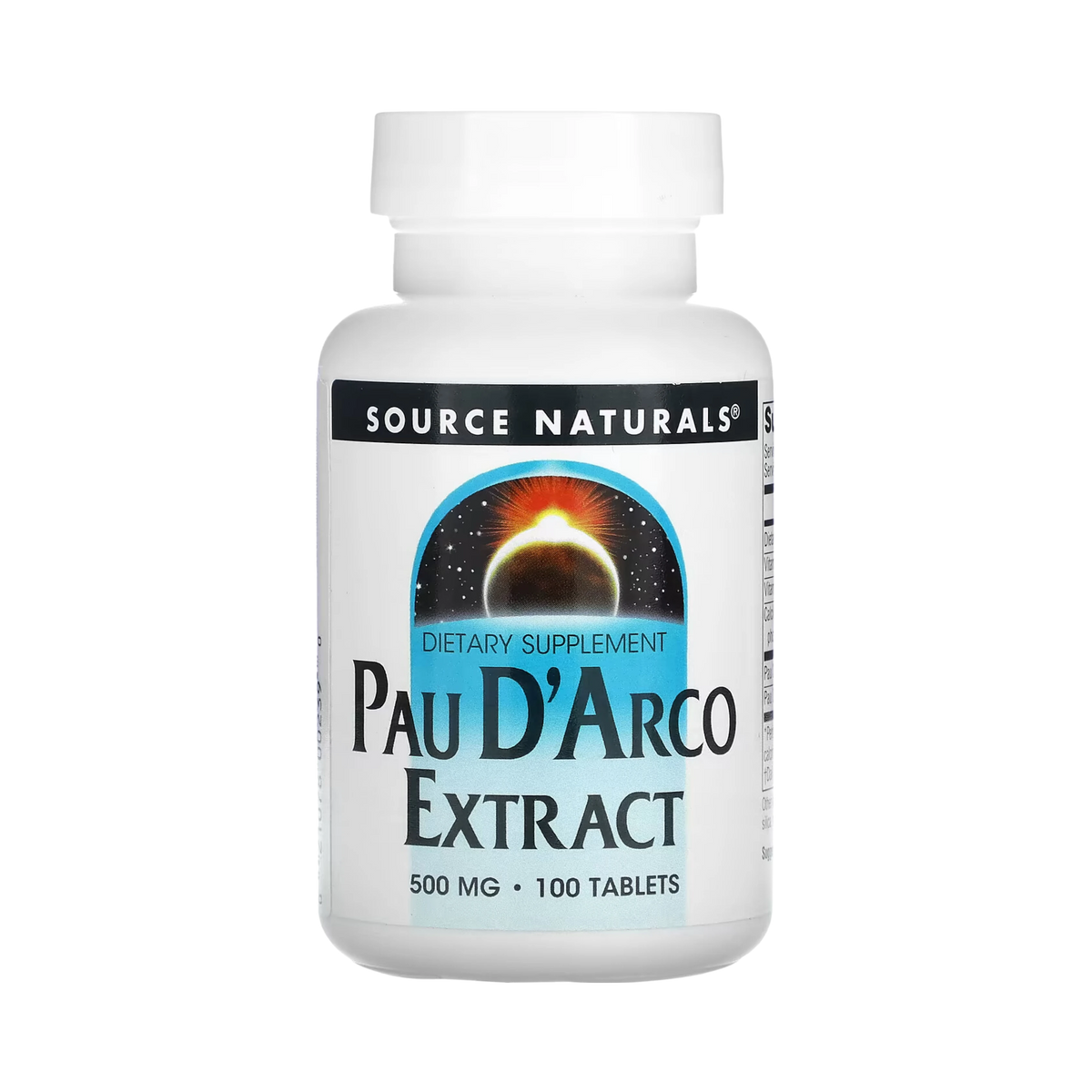 Source Naturals, Pau D'Arco Extract, 500 Mg, 50 Tablets