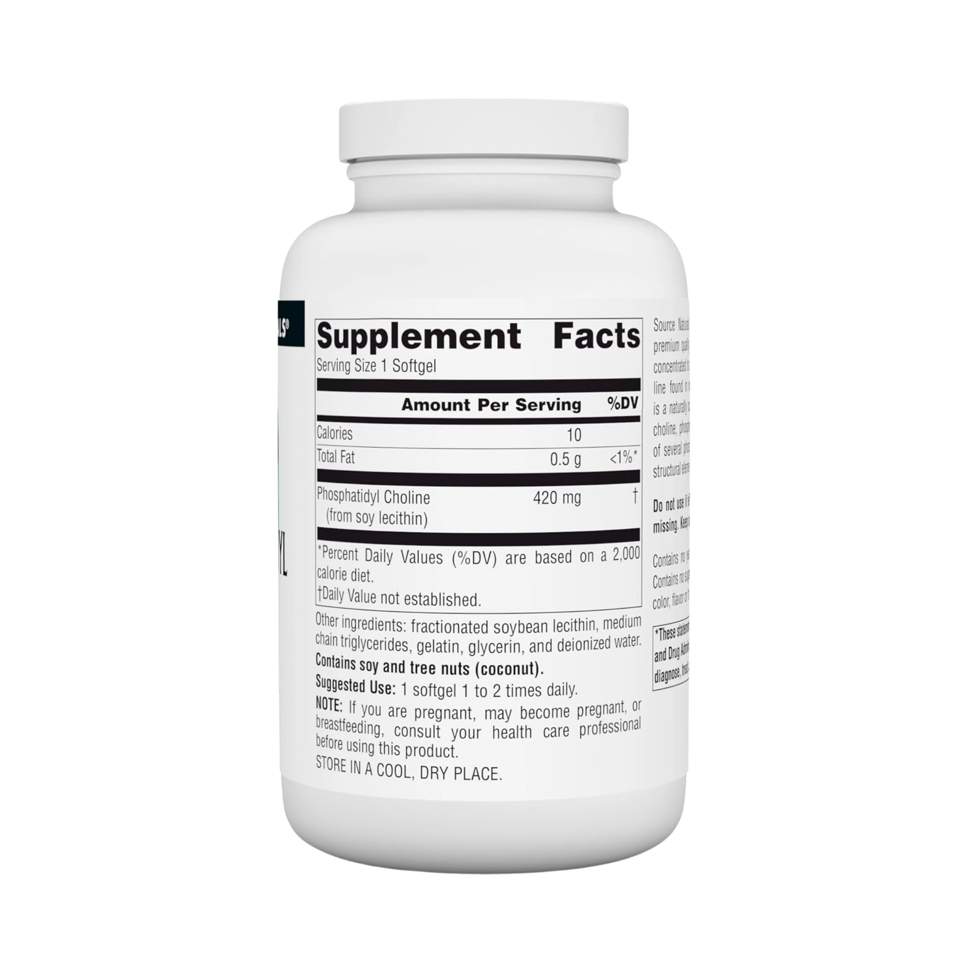 Source Naturals, Phosphatidyl Choline, 420 Mg, 180 Softgels