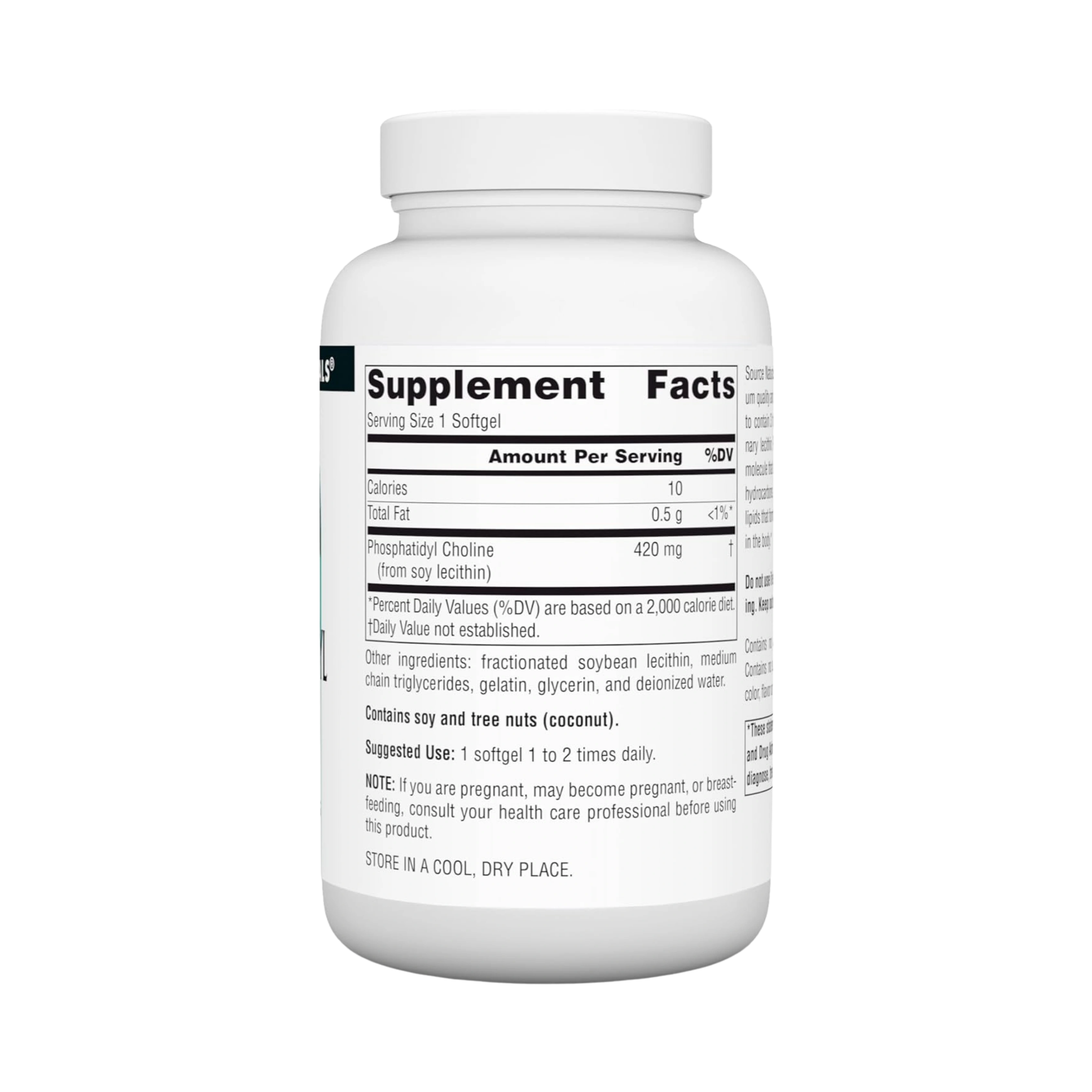 Source Naturals, Phosphatidyl Choline, 420 Mg, 90 Softgels
