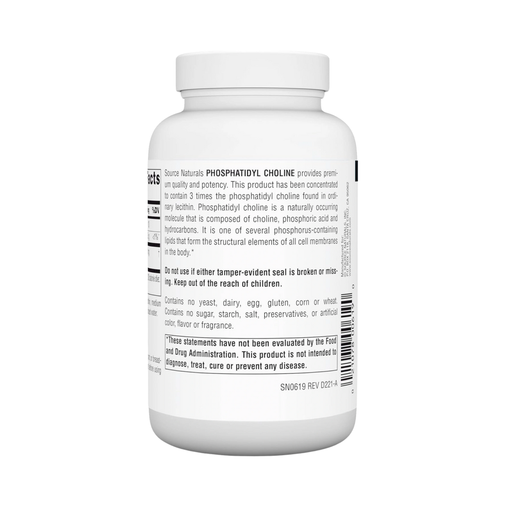 Source Naturals, Phosphatidyl Choline, 420 Mg, 90 Softgels