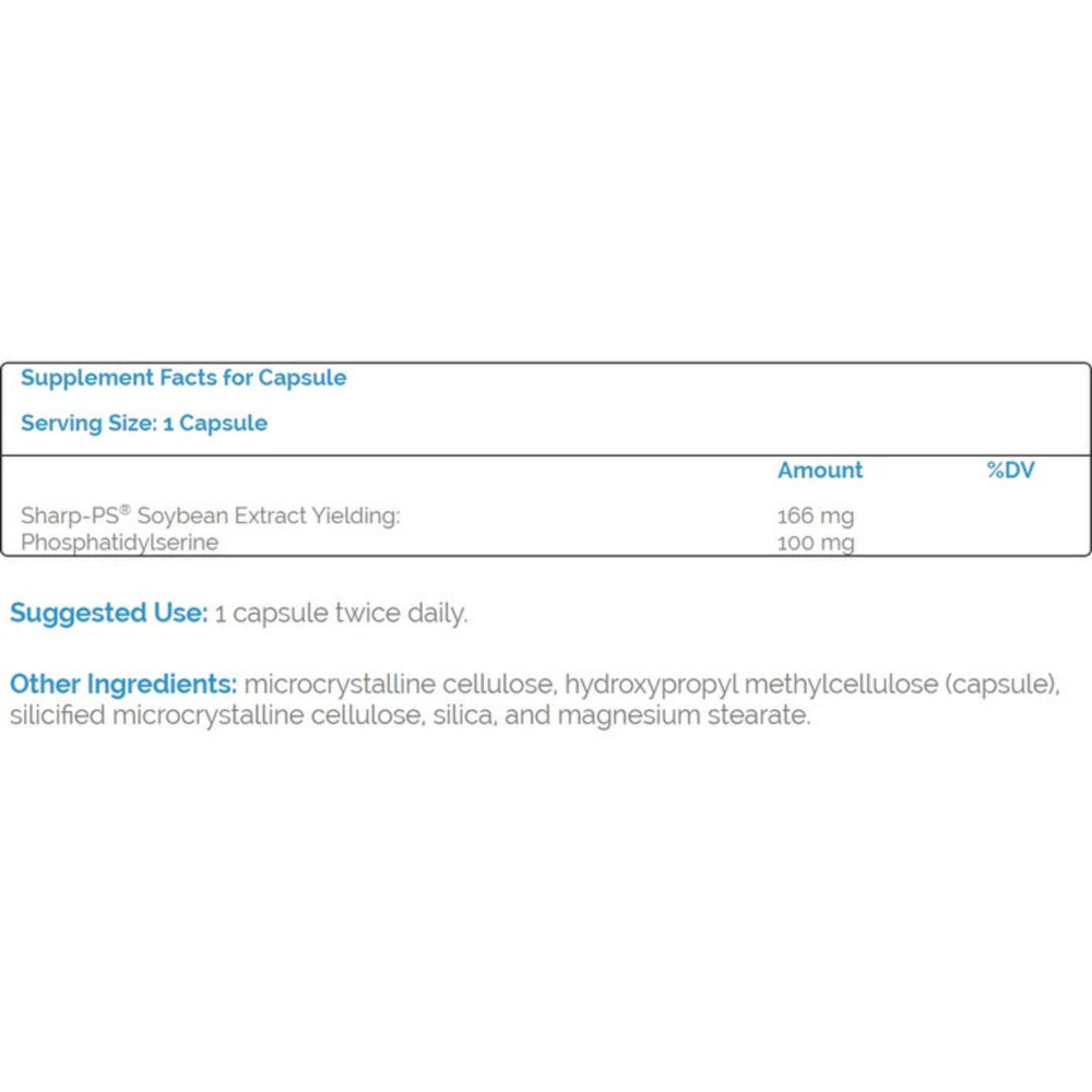 Source Naturals, Phosphatidyl Serine 100, 100 Mg, 30 Capsules