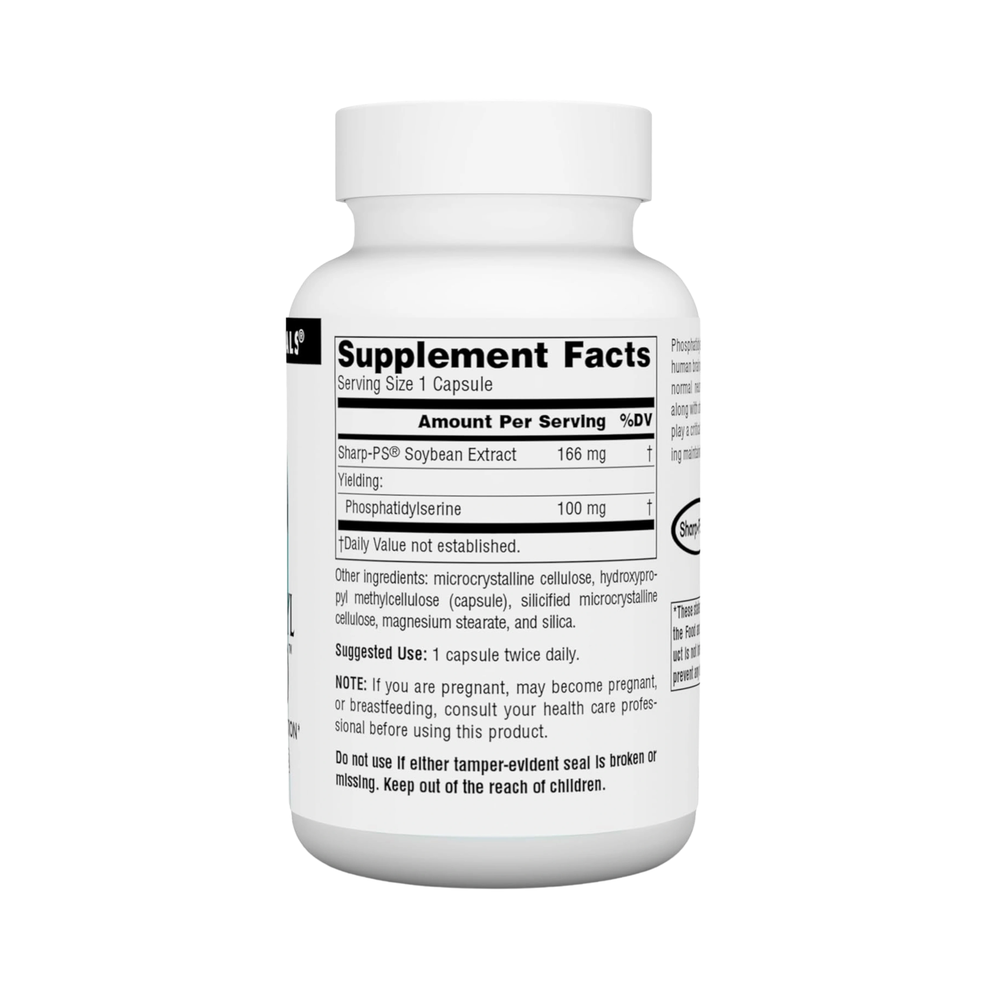 Source Naturals, Phosphatidyl Serine 100, 100 Mg, 60 Capsules