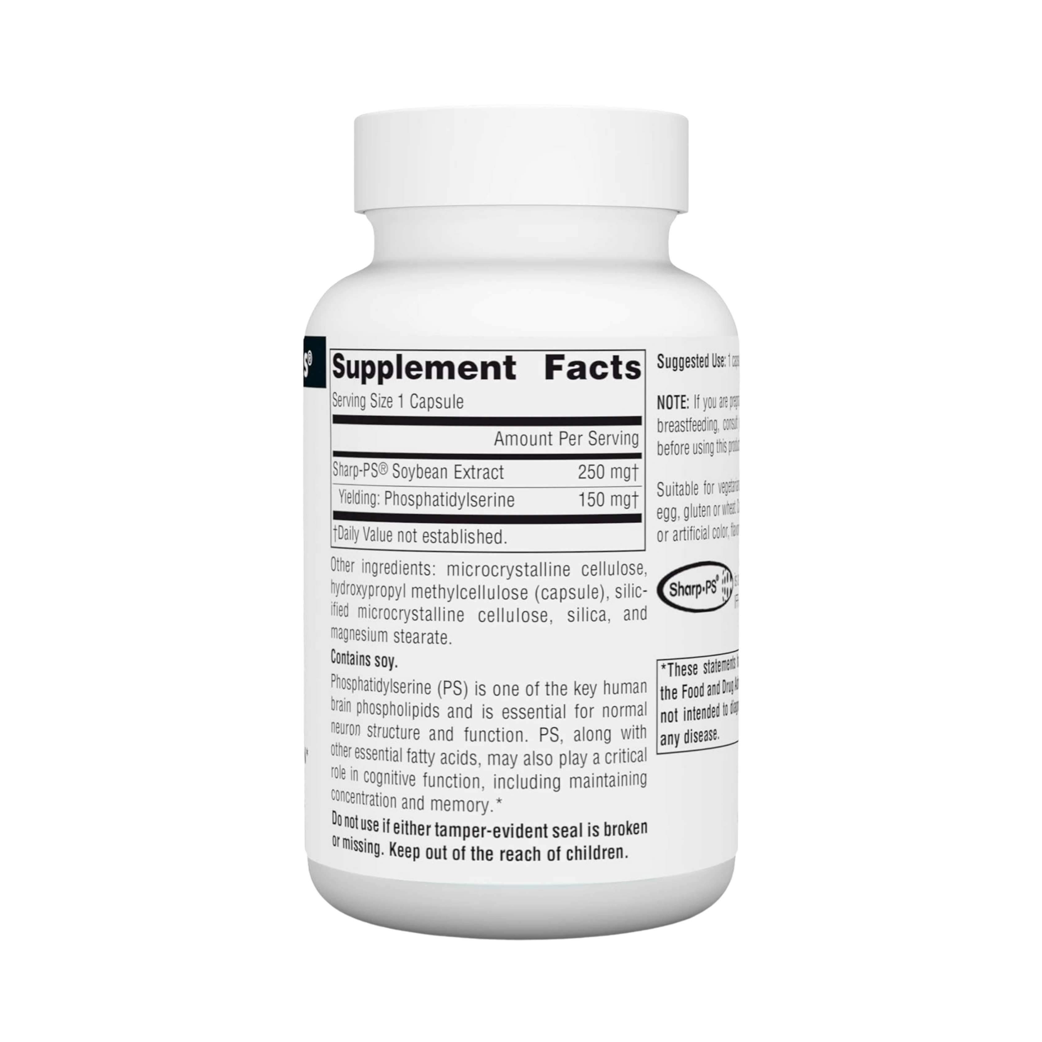 Source Naturals, Phosphatidyl Serine, 150 Mg, 60 Capsules