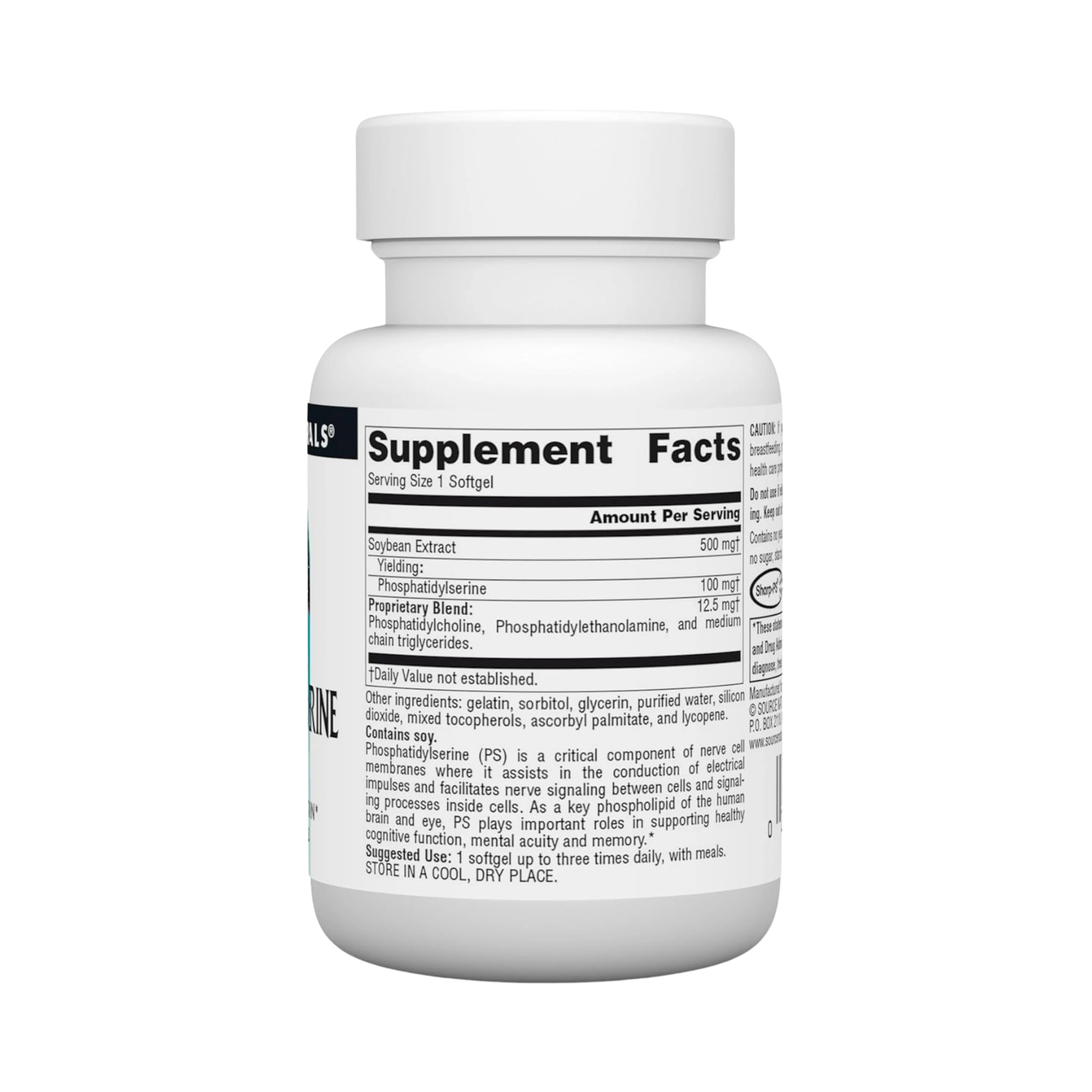 Source Naturals, Phosphatidyl Serine Complex, 500 Mg, 30 Softgels