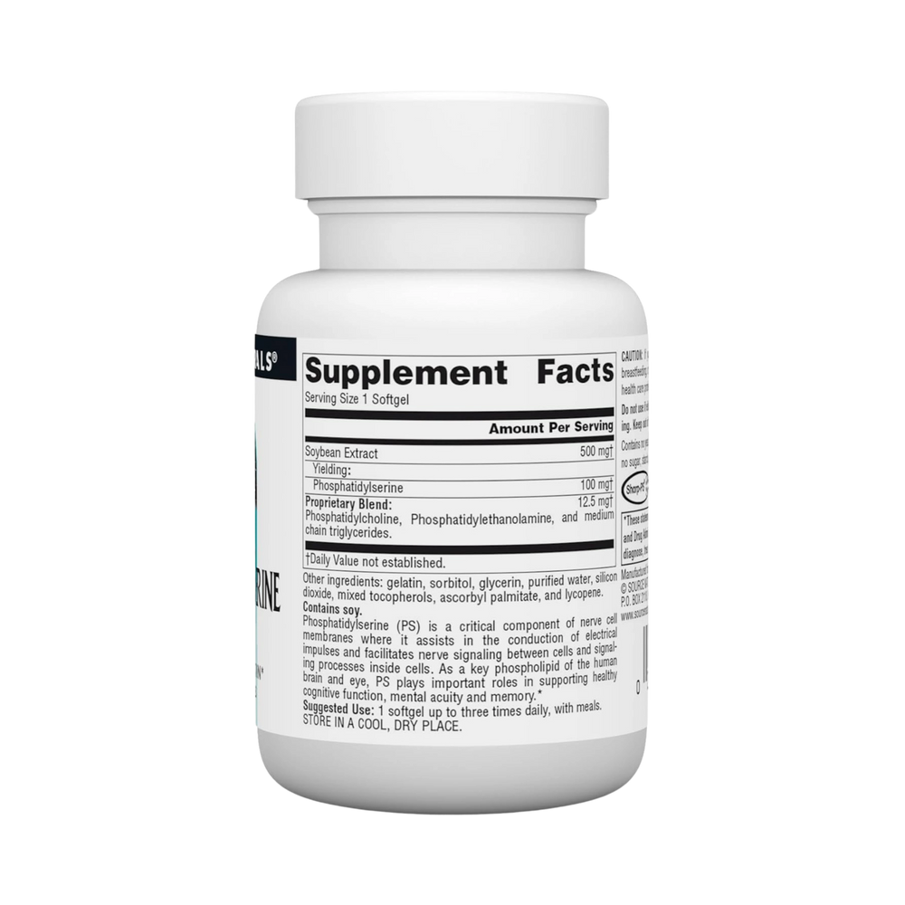 Source Naturals, Phosphatidyl Serine Complex, 500 Mg, 30 Softgels