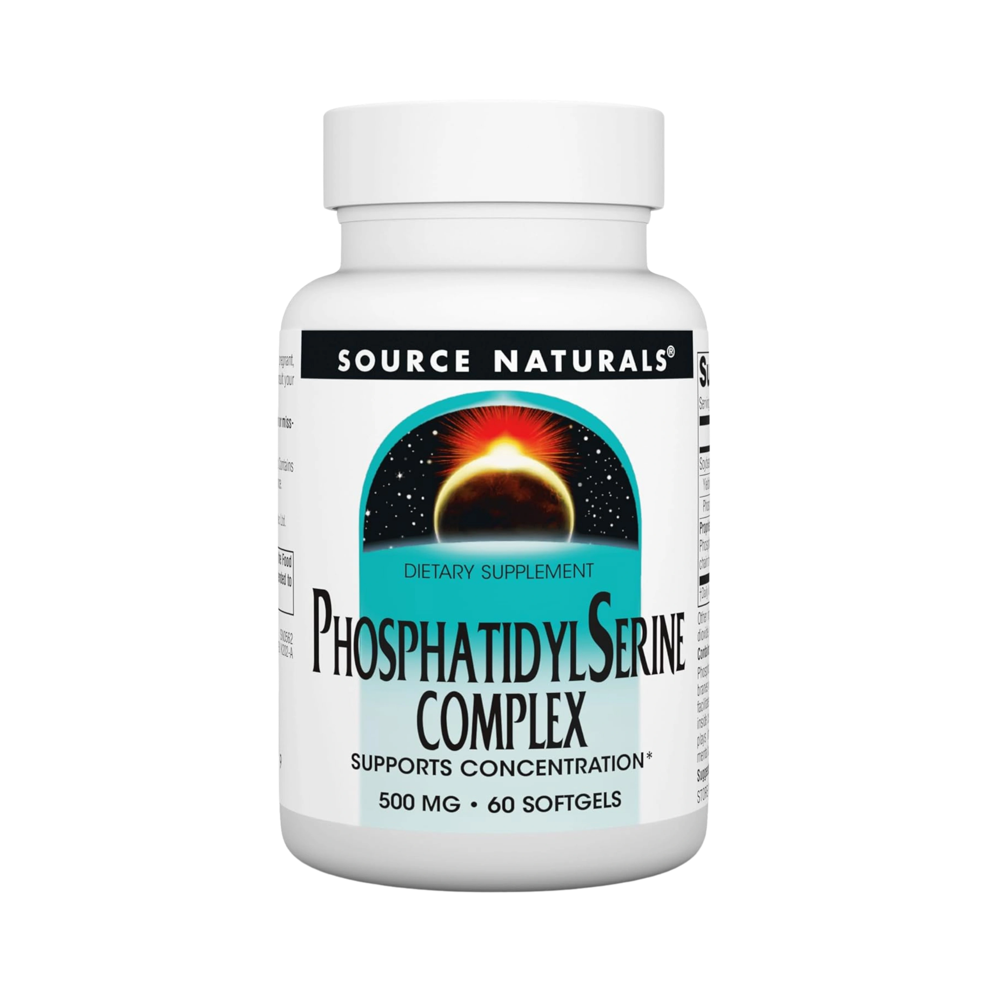 Source Naturals, Phosphatidyl Serine Complex, 500 Mg, 60 Softgels