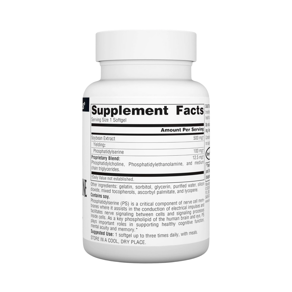 Source Naturals, Phosphatidyl Serine Complex, 500 Mg, 60 Softgels