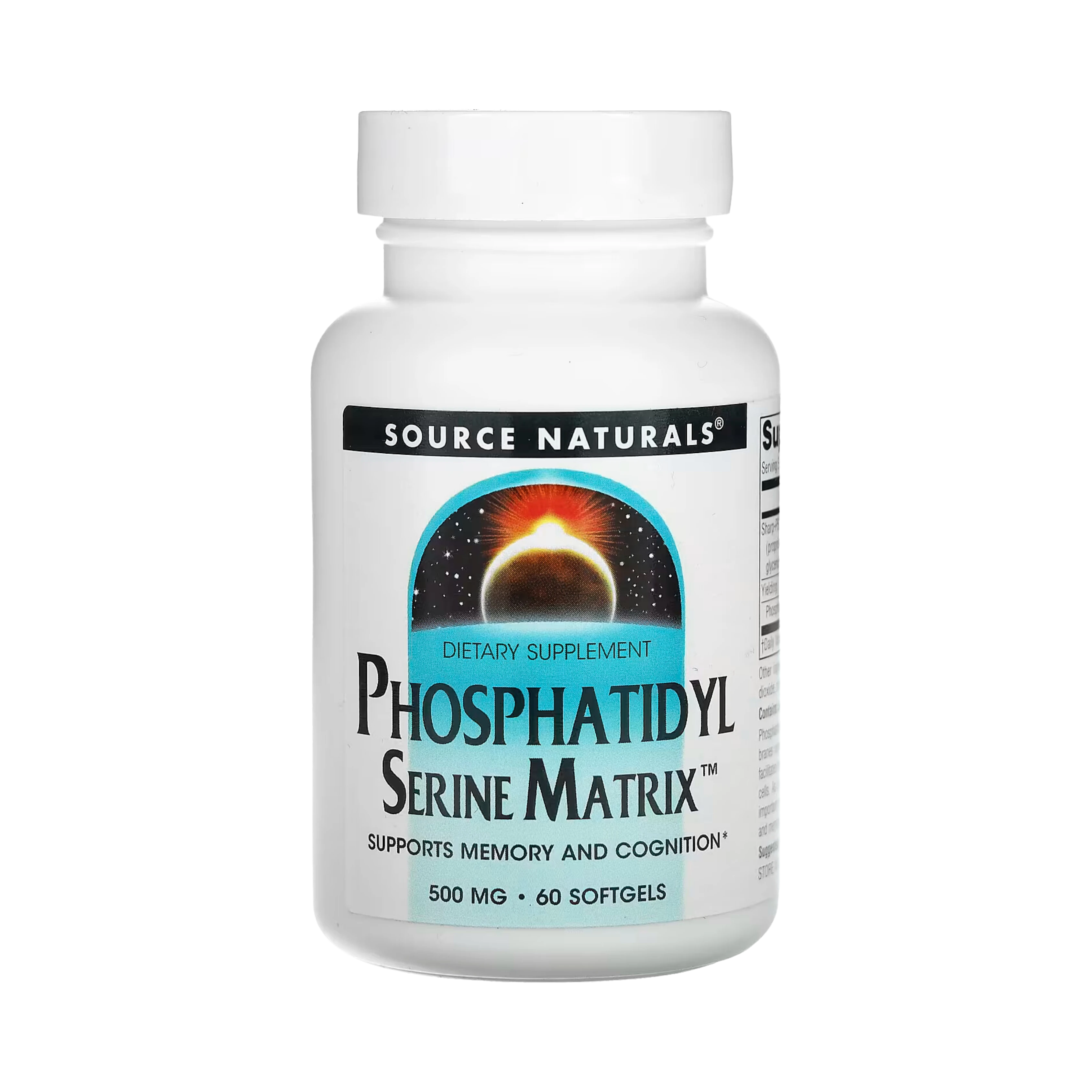Source Naturals, Phosphatidyl Serine Matrix, 500 Mg, 60 Softgels