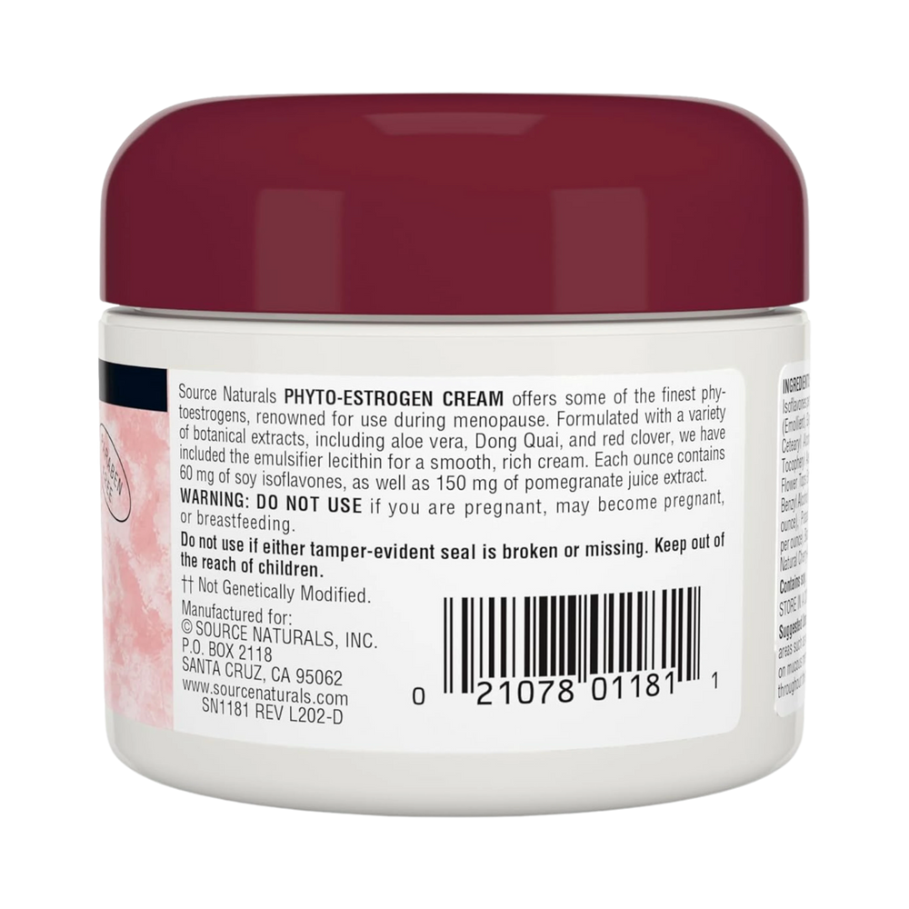 Source Naturals, Phyto-Estrogen, 2 Oz Cream