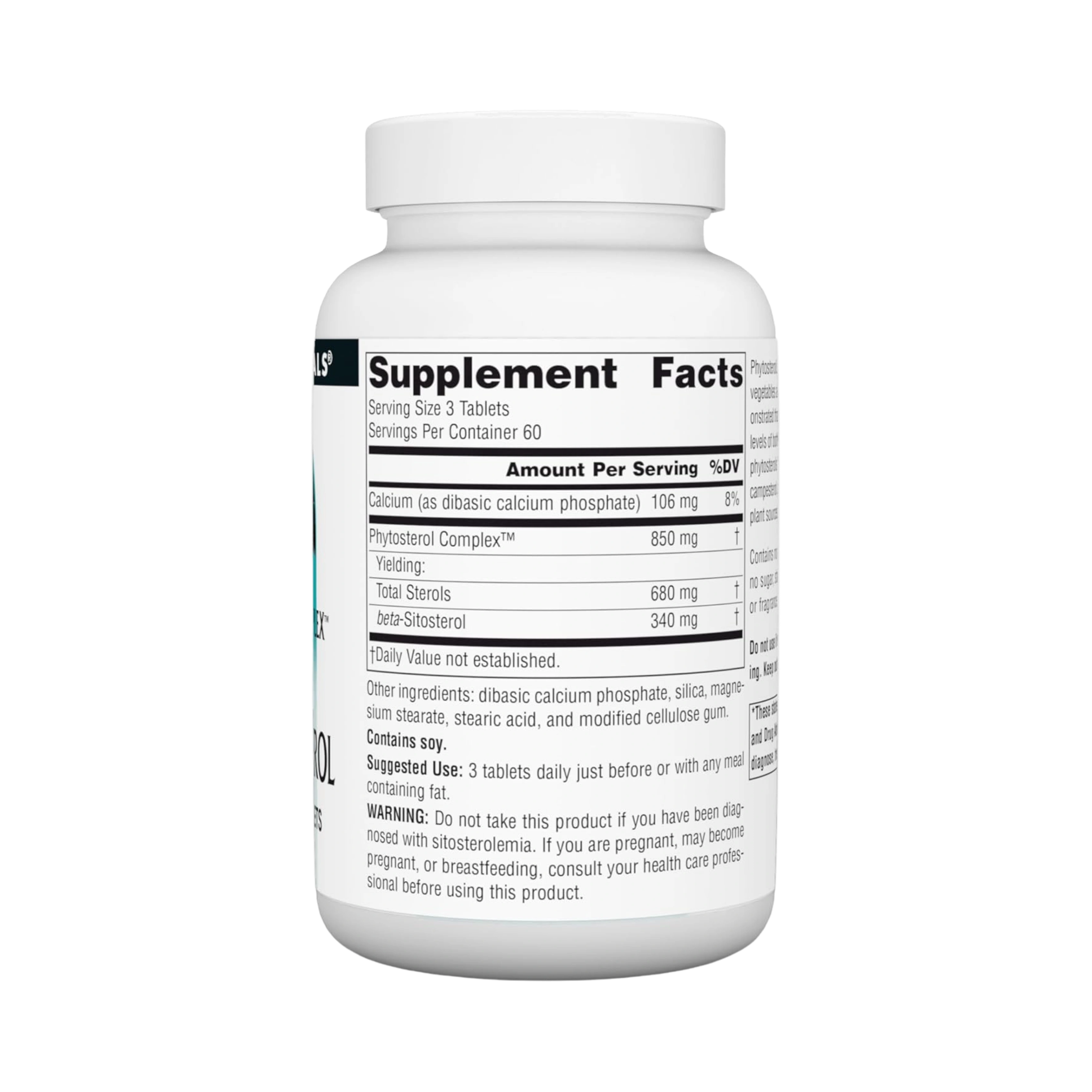 Source Naturals, Phytosterol Complex with Beta-Sitosterol, 113 Mg, 180 Tablets