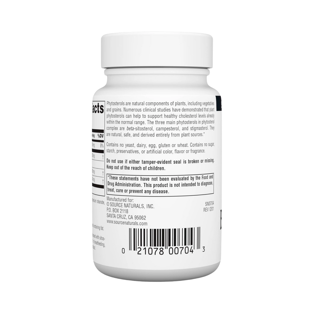 Source Naturals, Phytosterol Complex with Beta-Sitosterol, 113 Mg, 90 Tablets