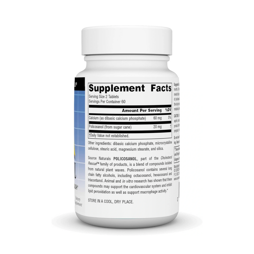 Source Naturals, Policosanol, 10 Mg, 120 Tablets
