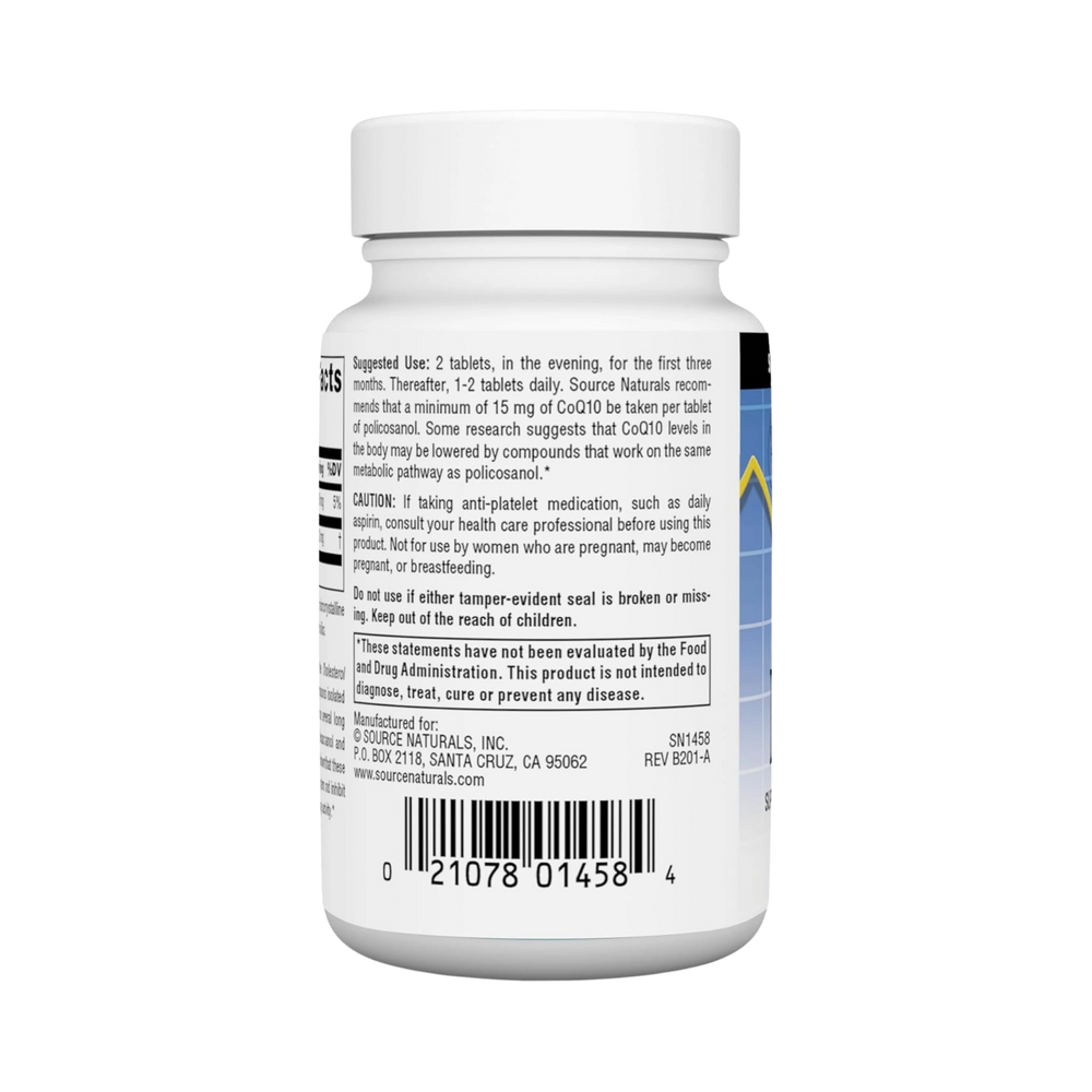 Source Naturals, Policosanol, 10 Mg, 120 Tablets