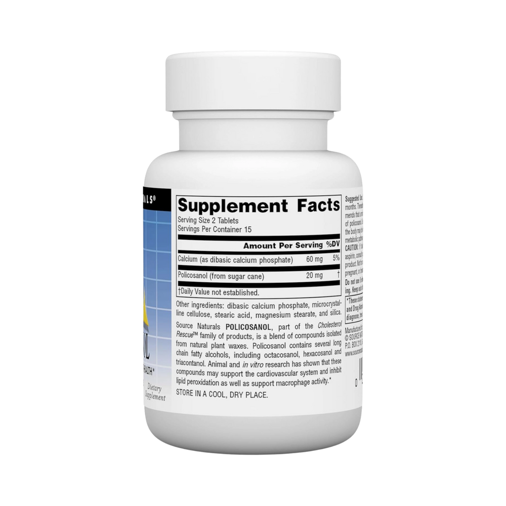 Source Naturals, Policosanol, 10 Mg, 30 Tablets