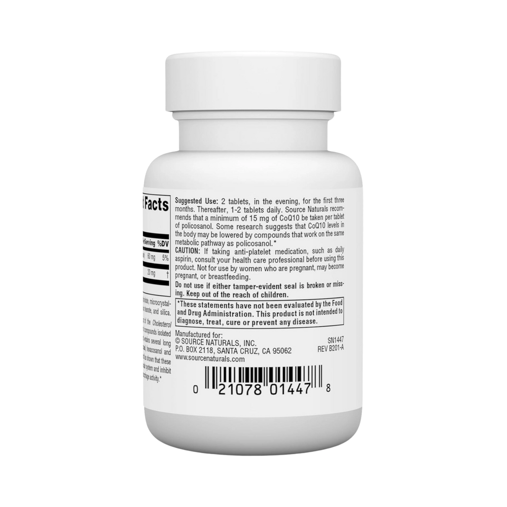 Source Naturals, Policosanol, 10 Mg, 30 Tablets