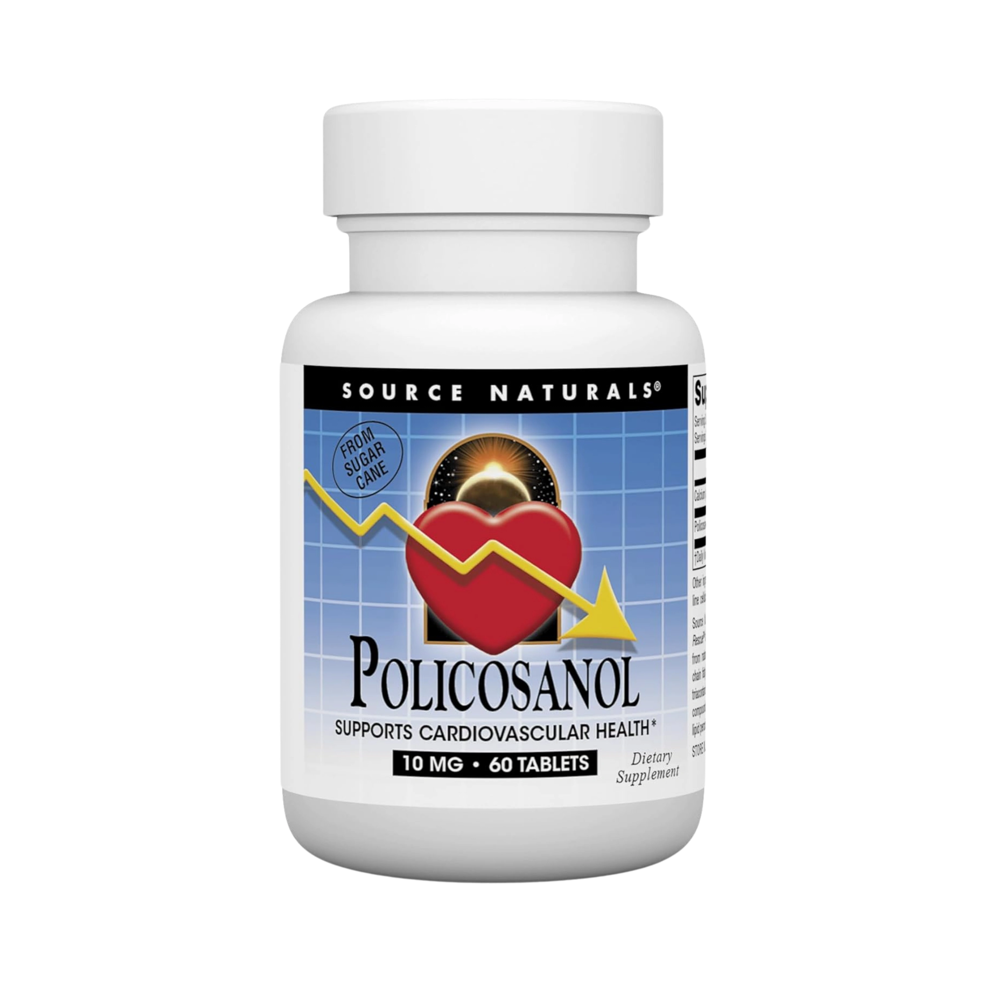 Source Naturals, Policosanol, 10 Mg, 60 Tablets