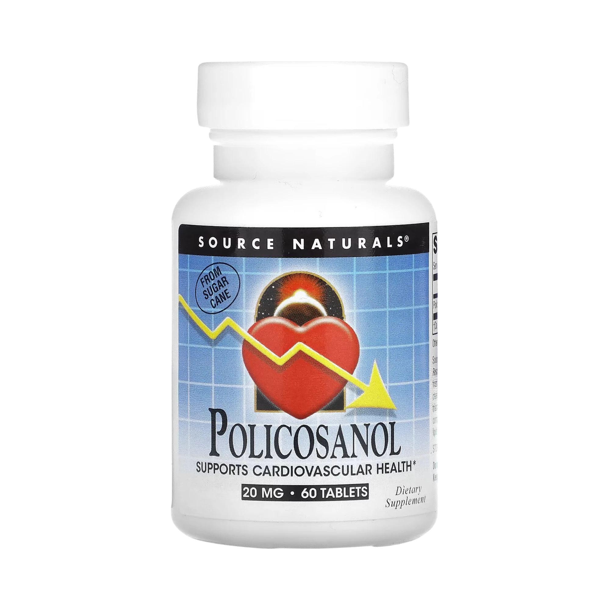 Source Naturals, Policosanol, 20 Mg, 60 Tablets