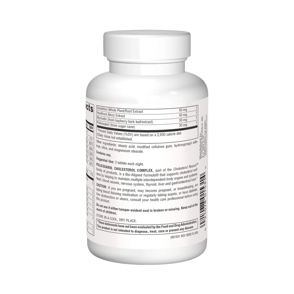 Source Naturals, Policosanol Cholesterol Complex, 60 Tablets