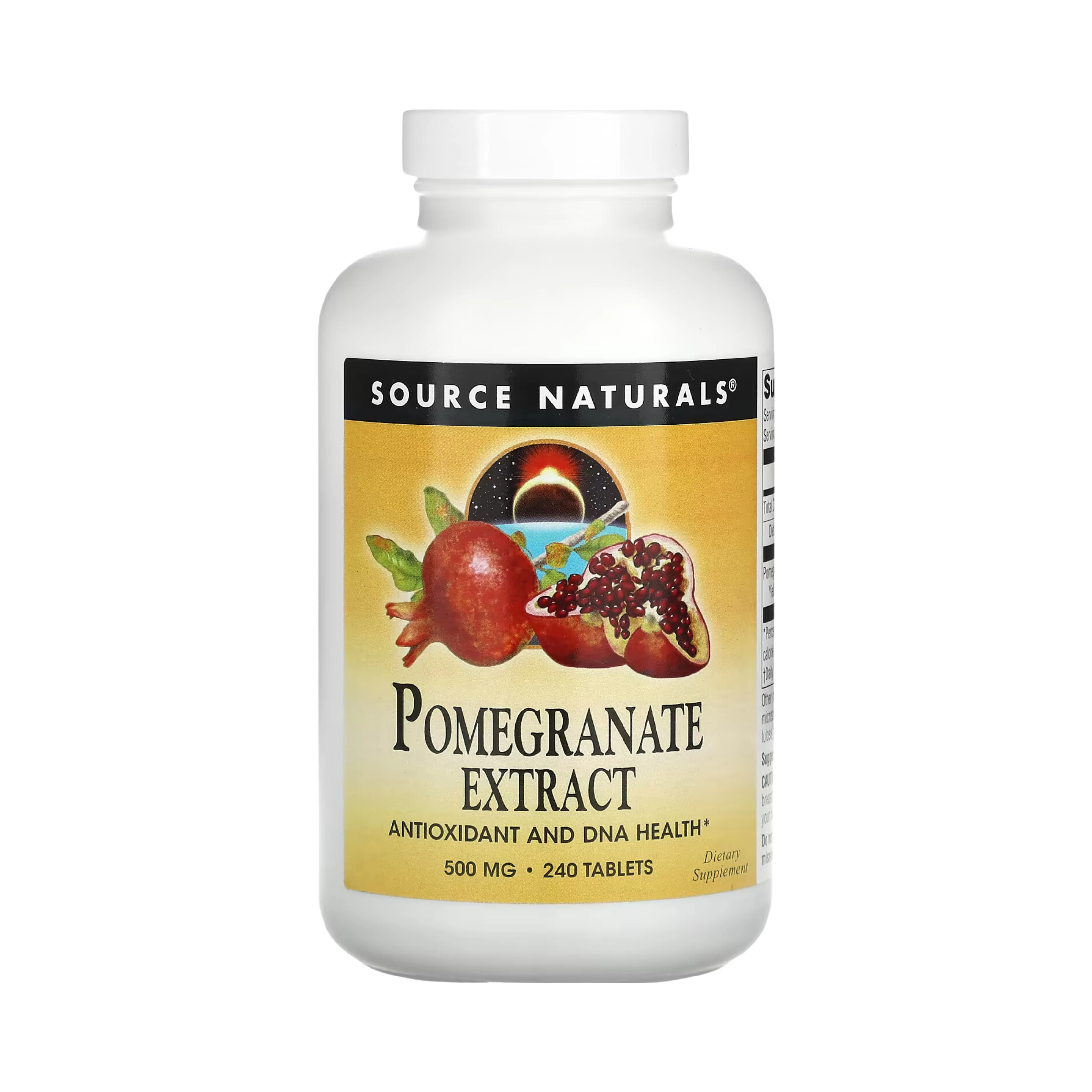 Source Naturals, Pomegranate Extract, 500 Mg, 240 Tablets