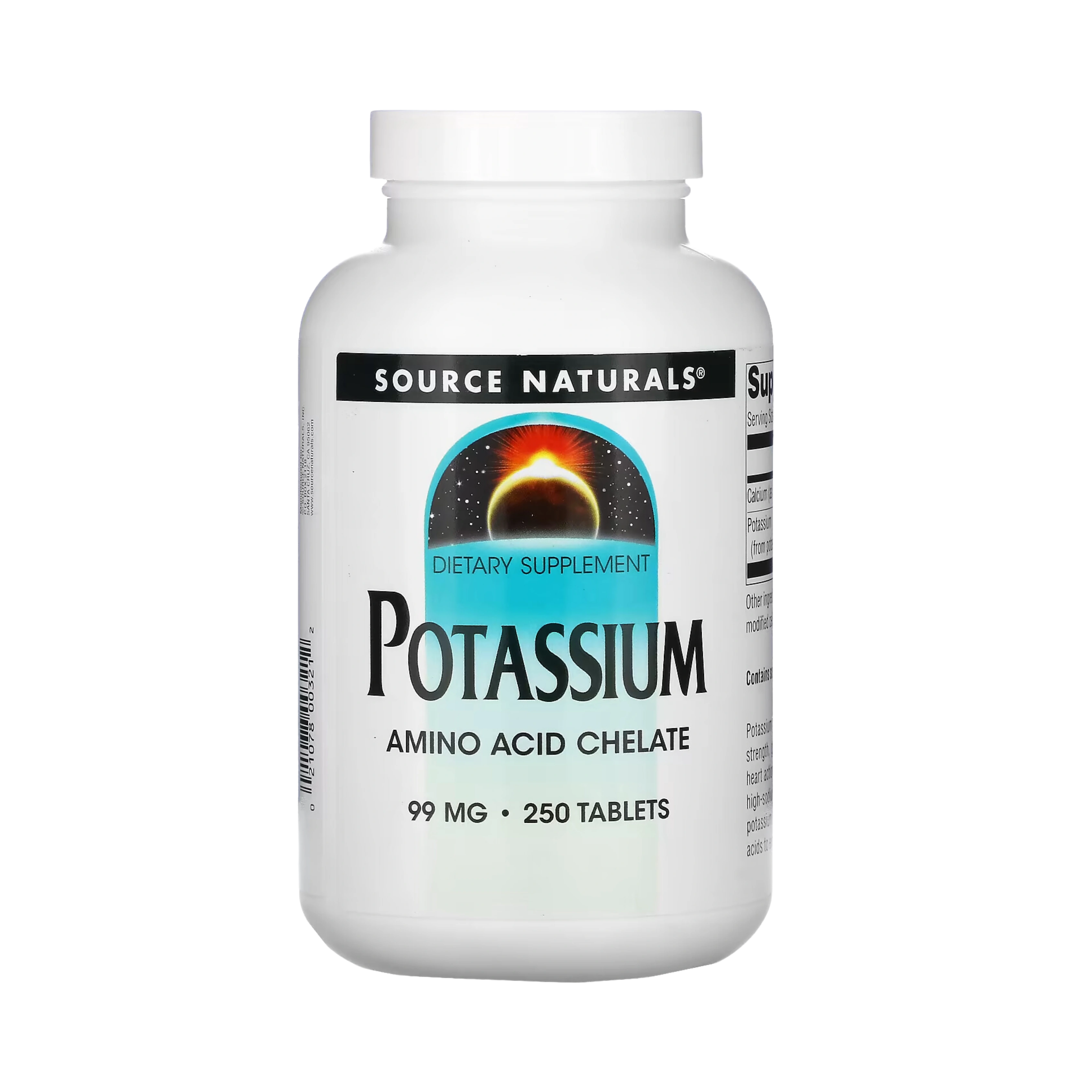 Source Naturals, Potassium, 99 Mg, 100 Tablets