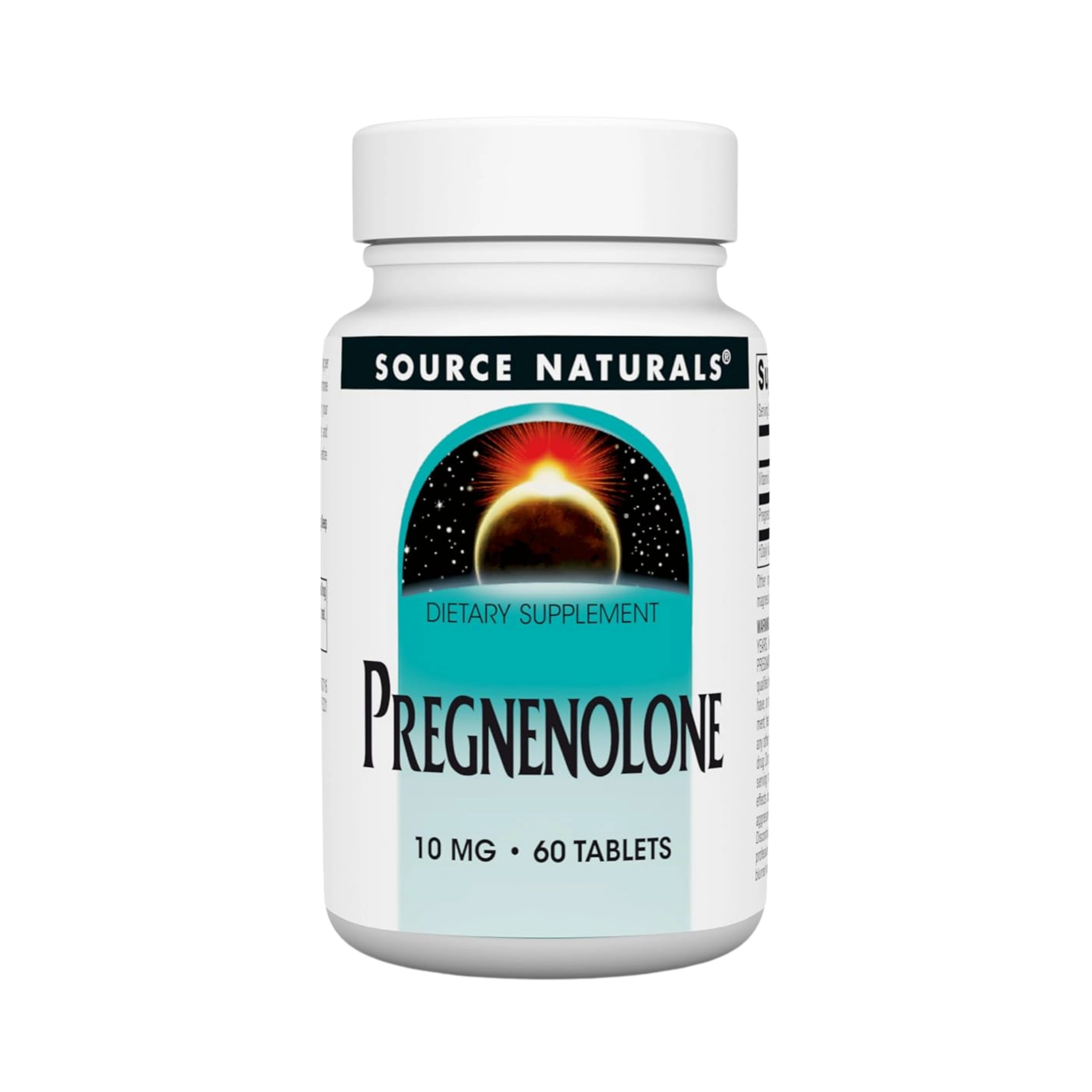 Source Naturals, Pregnenolone, 10 Mg, 60 Tablets