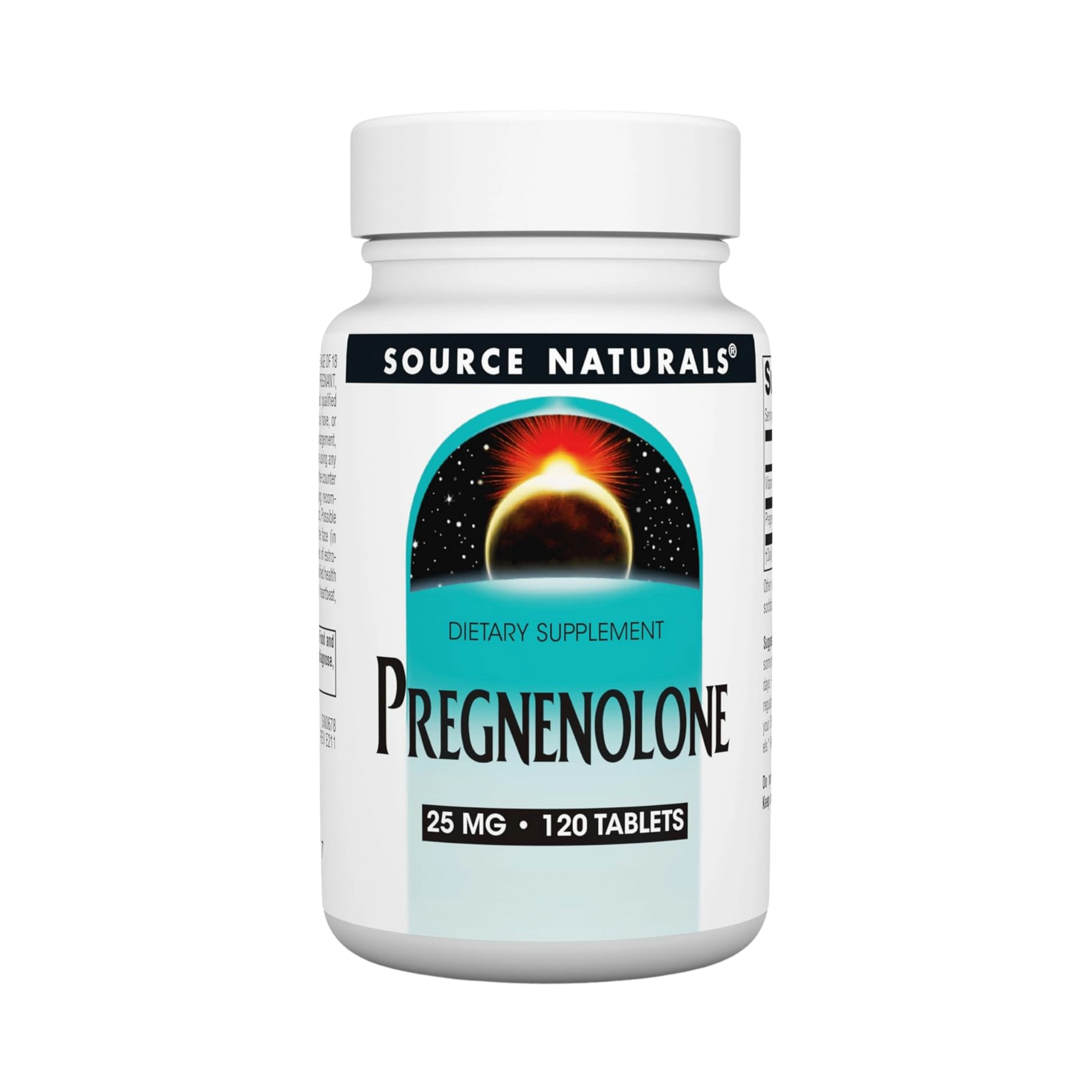 Source Naturals, Pregnenolone, 25 Mg, 120 Tablets