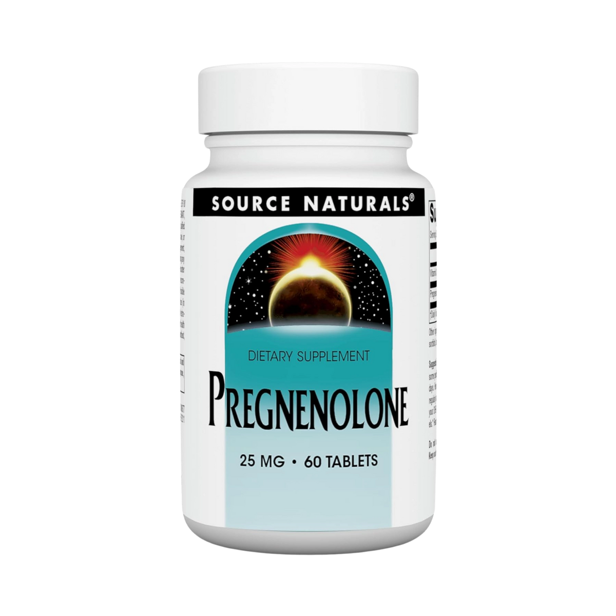 Source Naturals, Pregnenolone, 25 Mg, 60 Tablets