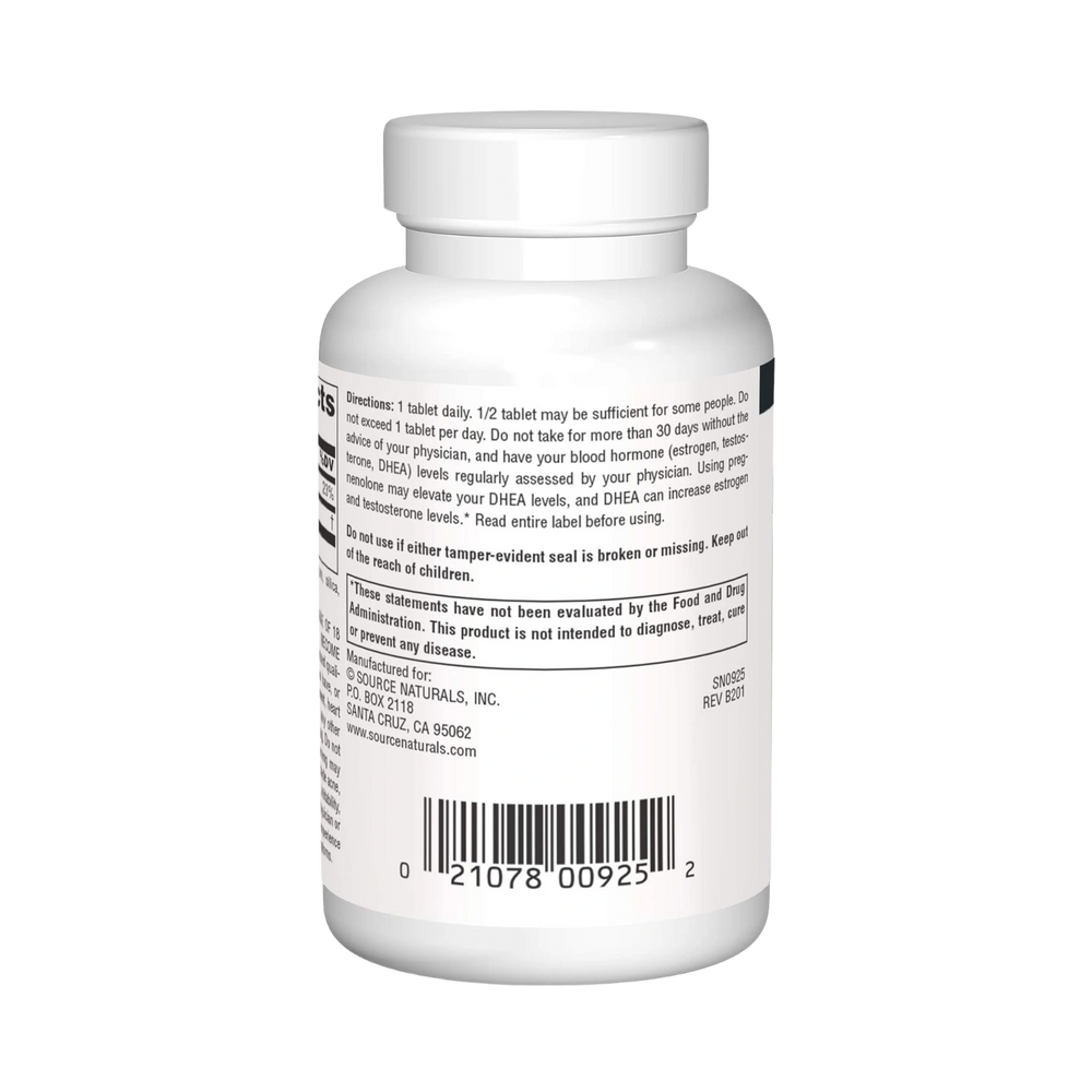 Source Naturals, Pregnenolone, 50 Mg, 120 Tablets
