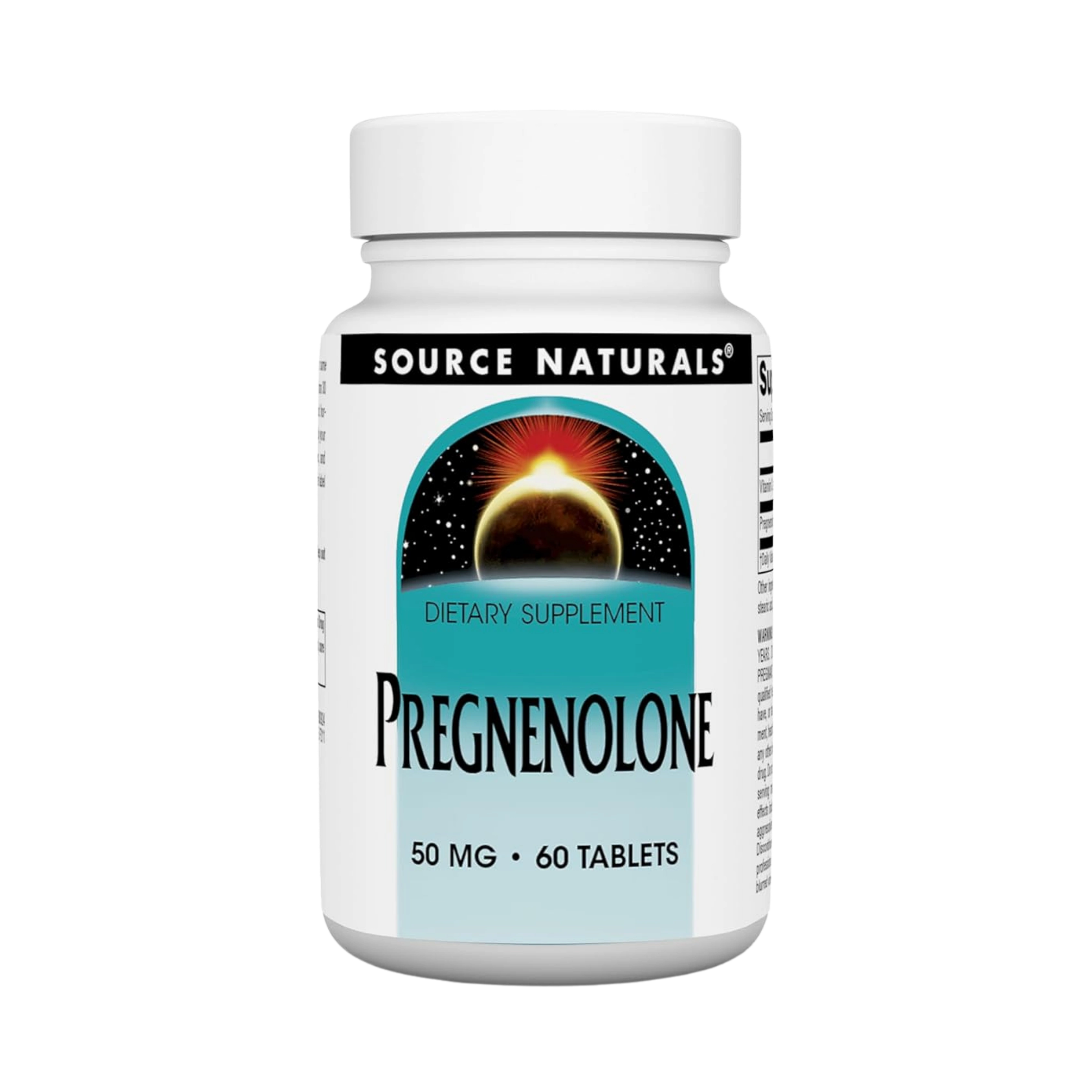 Source Naturals, Pregnenolone, 50 Mg, 60 Tablets