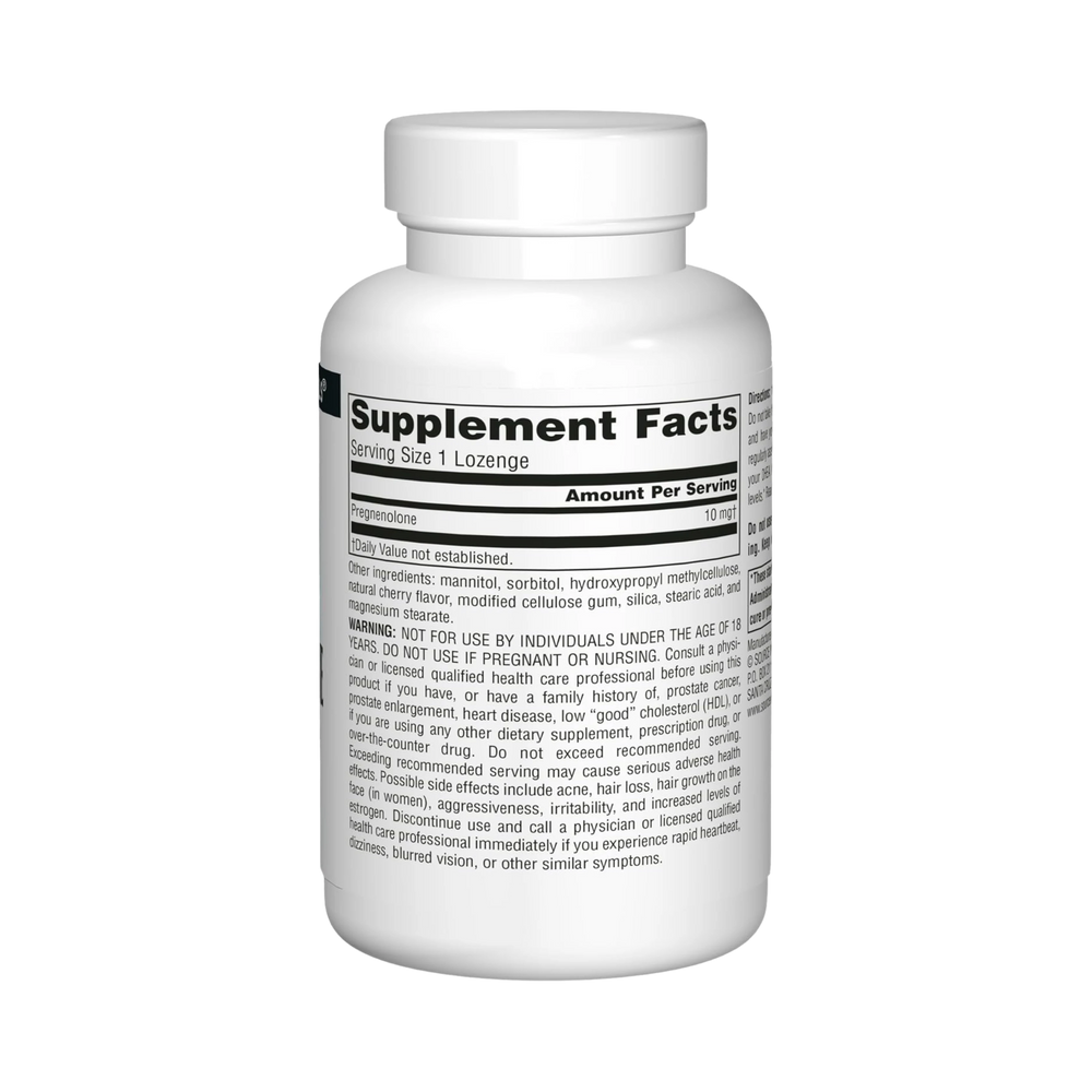 Source Naturals, Pregnenolone, Cherry Flavor, 10 Mg, 120 Lozenges