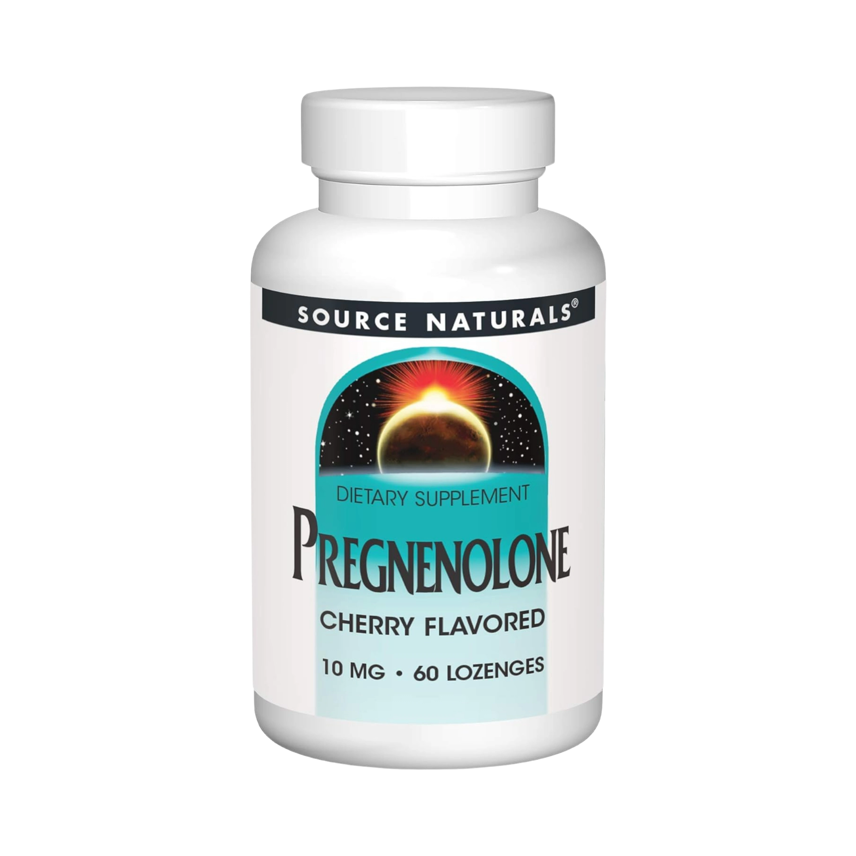 Source Naturals, Pregnenolone, Cherry Flavor, 10 Mg, 60 Lozenges