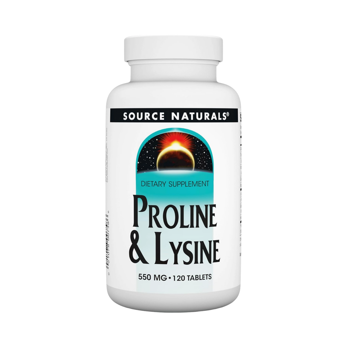 Source Naturals, Proline & Lysine, 550 Mg, 120 Tablets