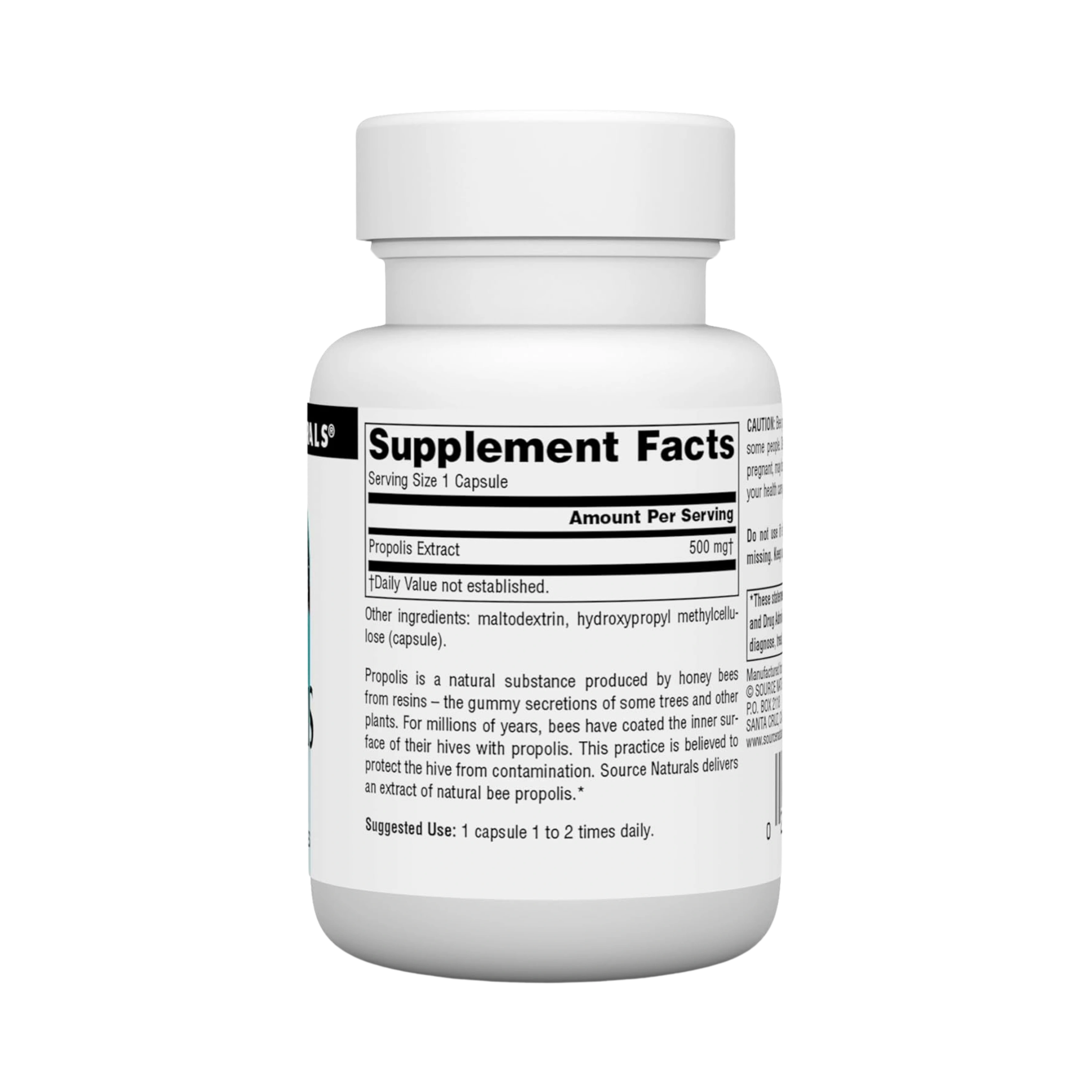 Source Naturals, Propolis Extract, 500 Mg, 30 Capsules