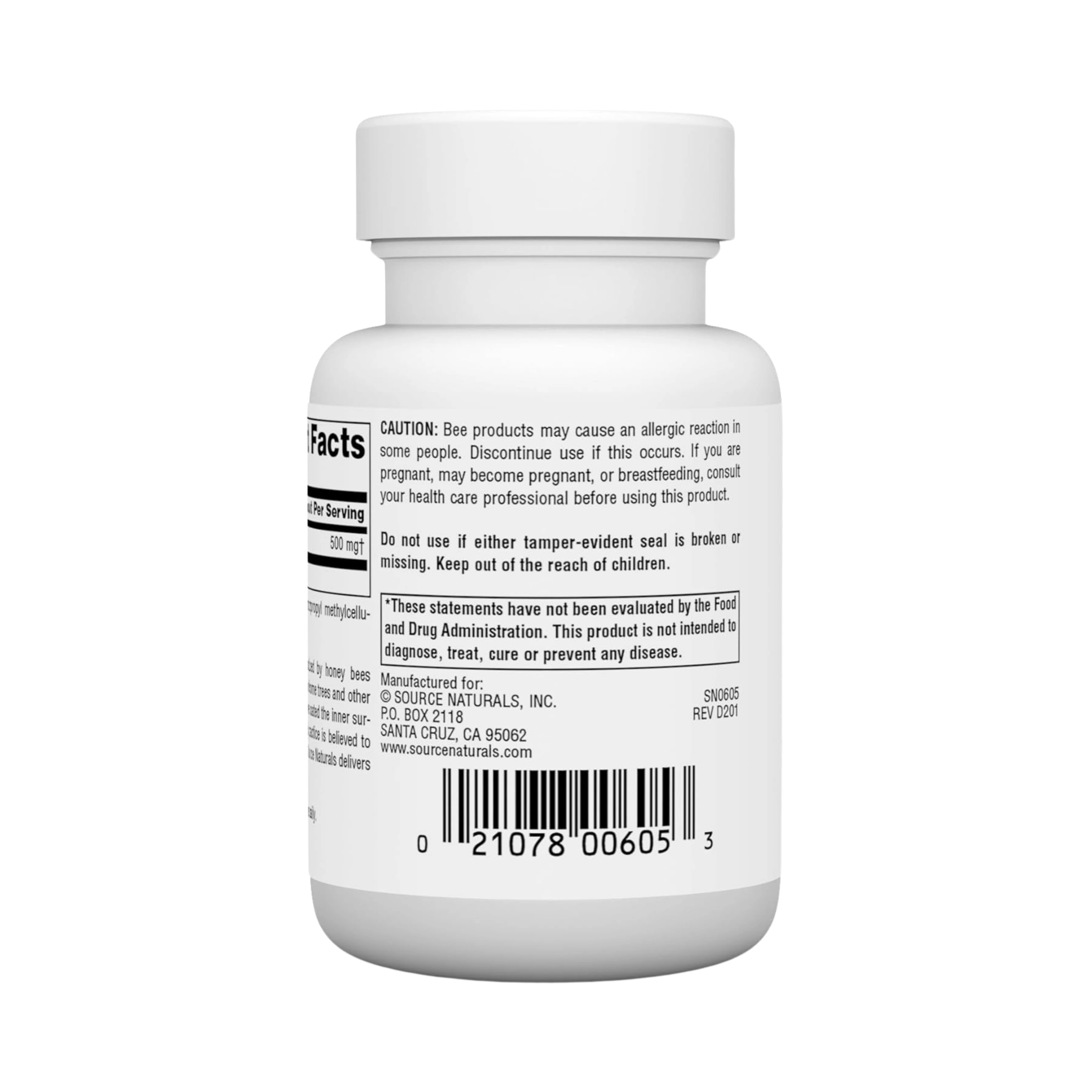 Source Naturals, Propolis Extract, 500 Mg, 30 Capsules