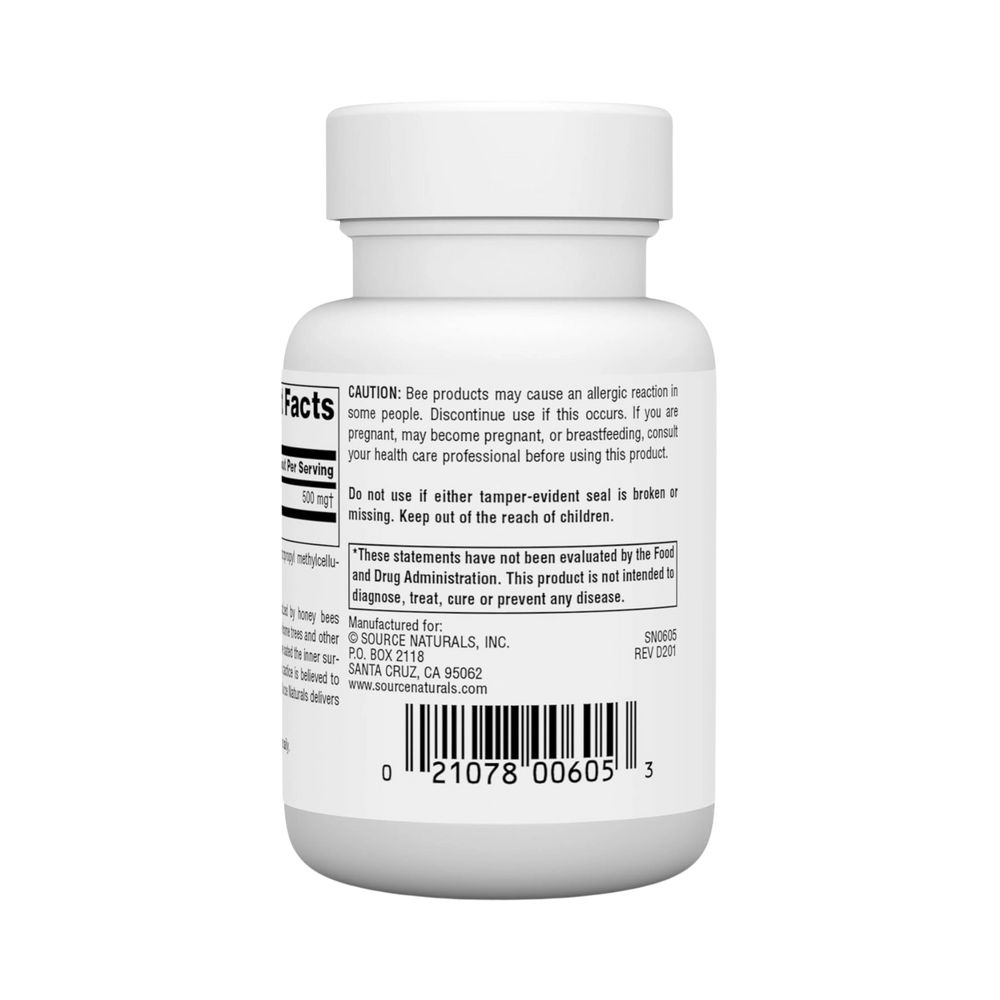 Source Naturals, Propolis Extract, 500 Mg, 30 Capsules