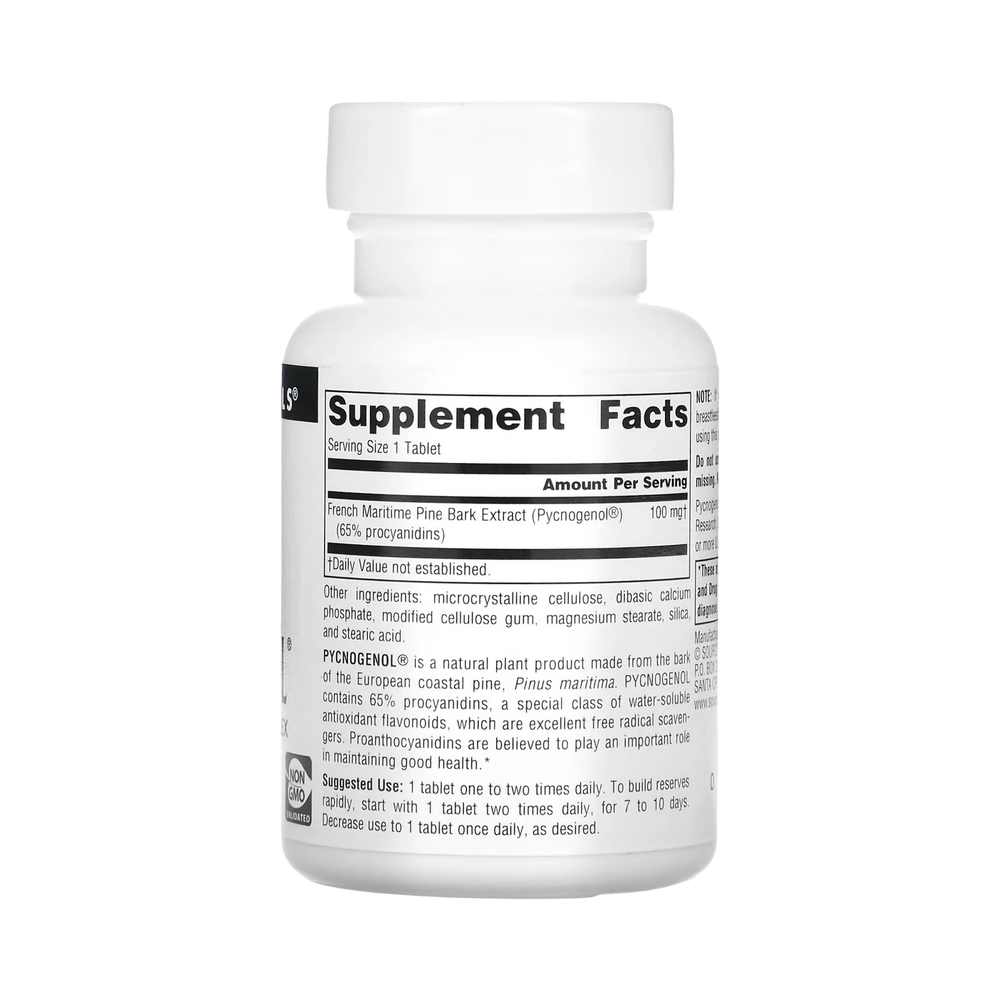 Source Naturals, Pycnogenol, 100 Mg, 90 Tablets