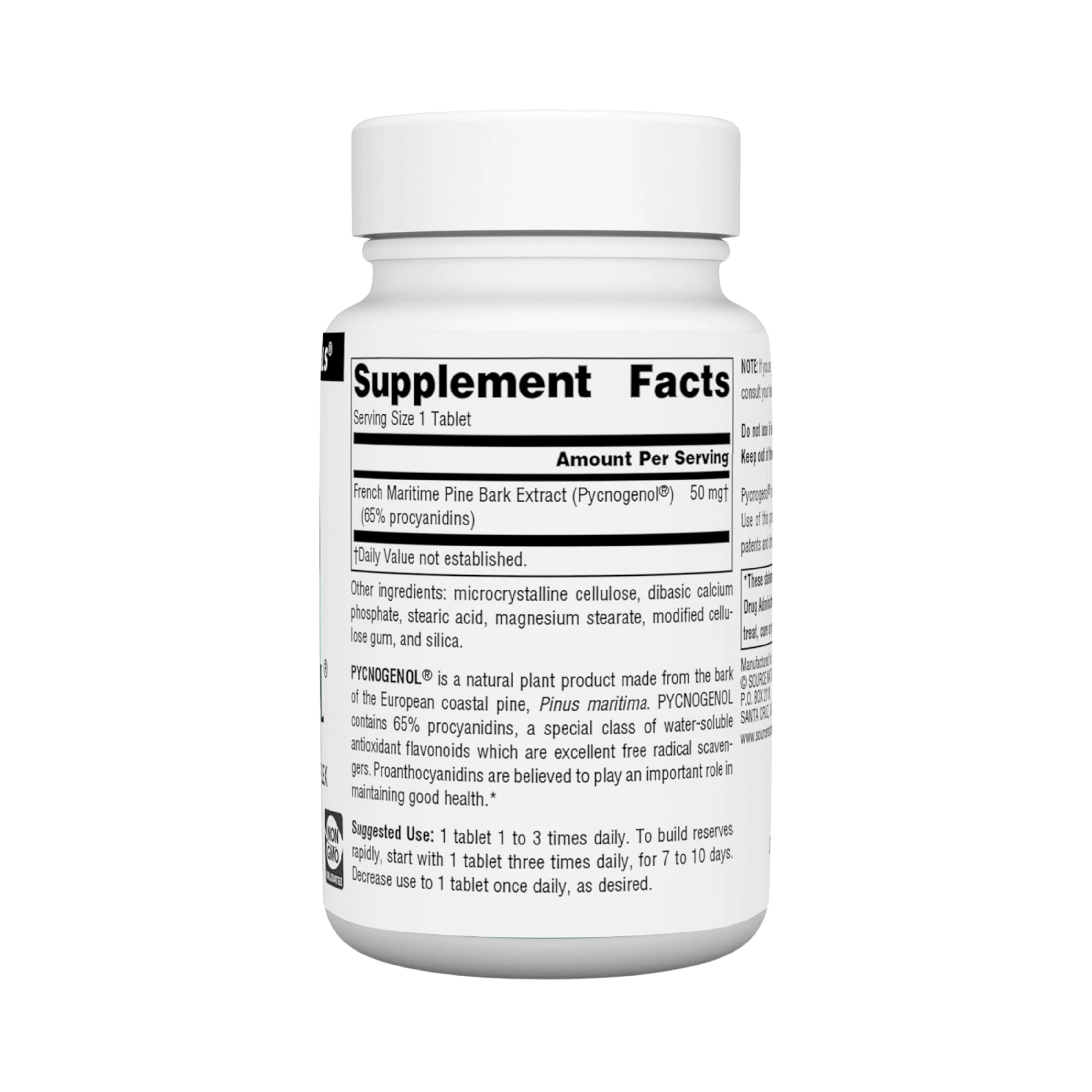 Source Naturals, Pycnogenol, 50 Mg, 120 Tablets