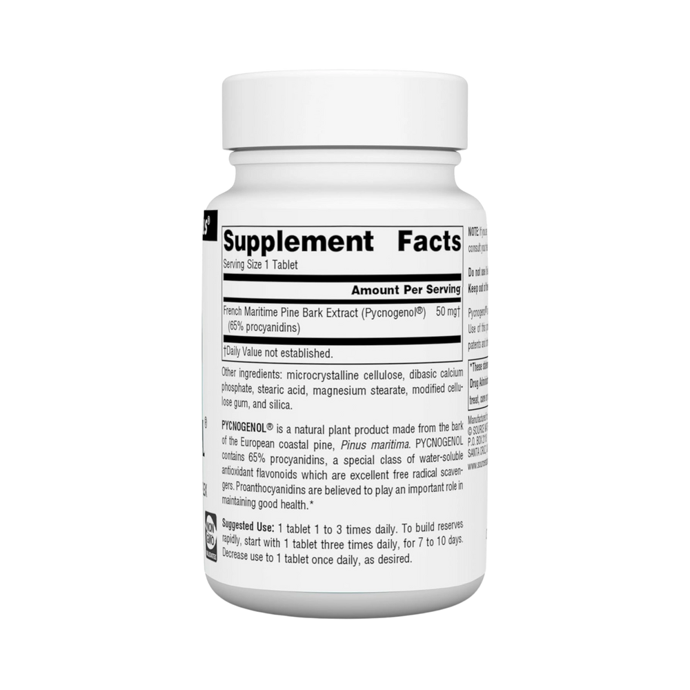 Source Naturals, Pycnogenol, 50 Mg, 120 Tablets