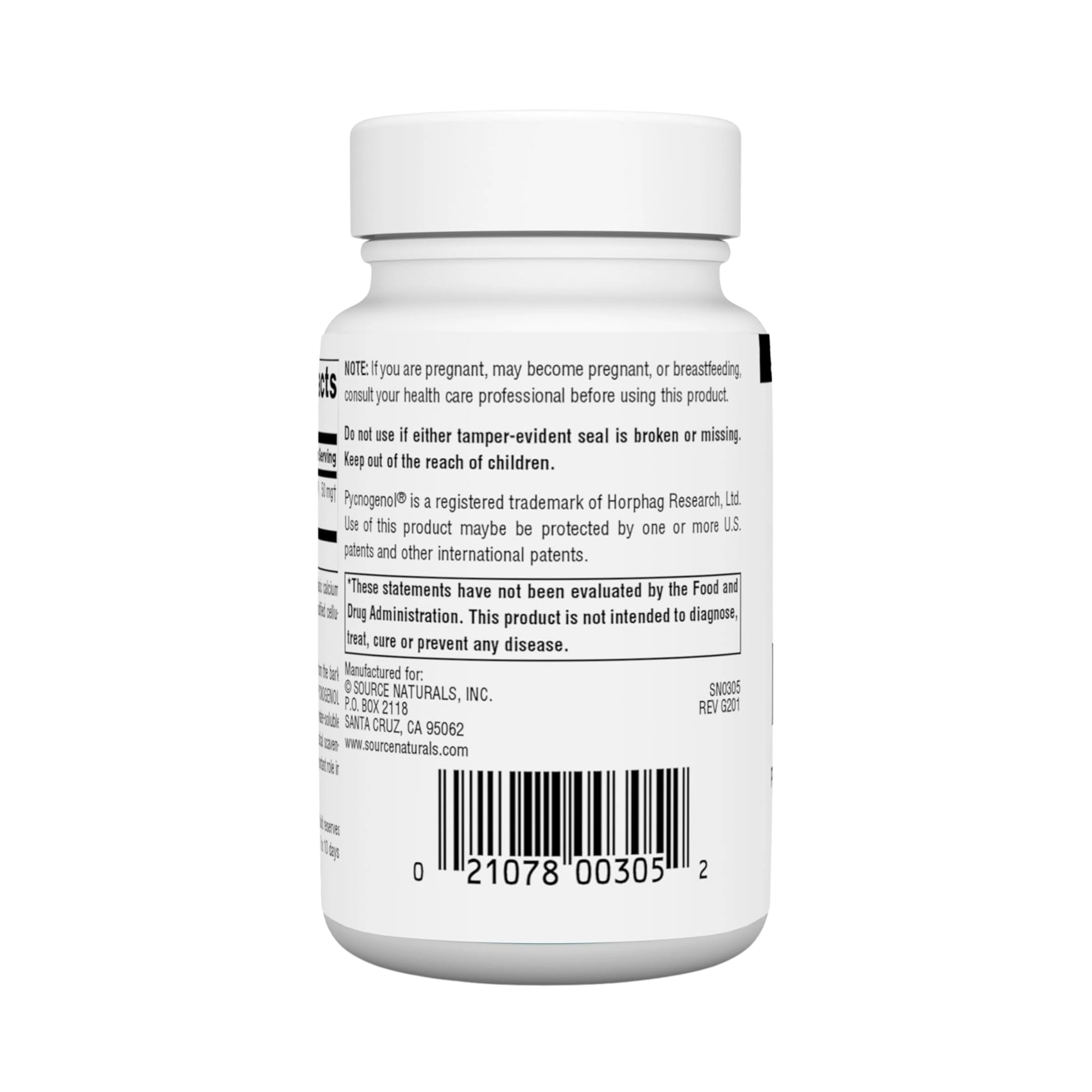 Source Naturals, Pycnogenol, 50 Mg, 120 Tablets