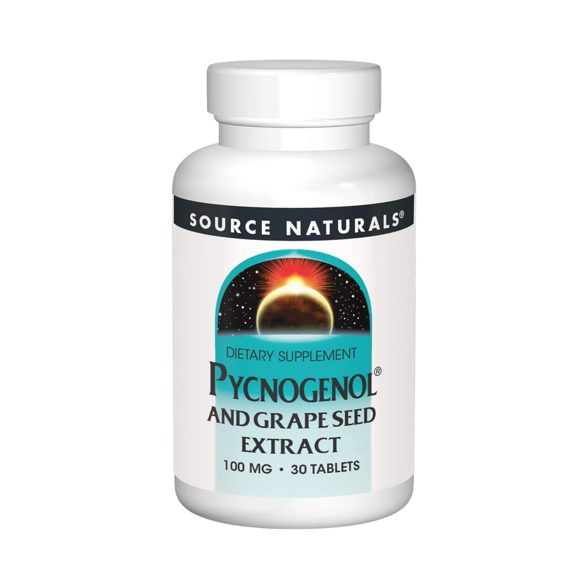 Source Naturals, Pycnogenol and Grape Seed Extract, 100 Mg, 30 Tablets