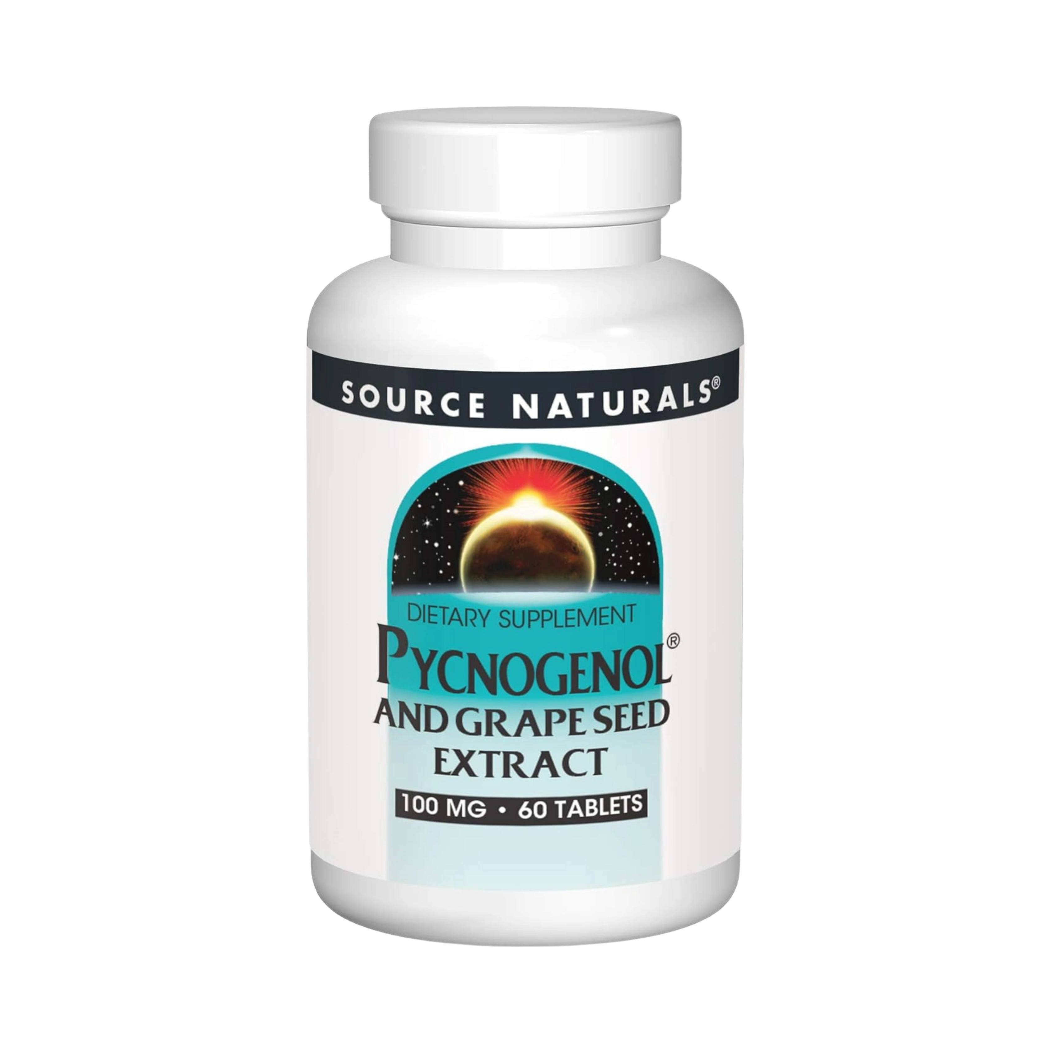 Source Naturals, Pycnogenol and Grape Seed Extract, 100 Mg, 60 Tablets