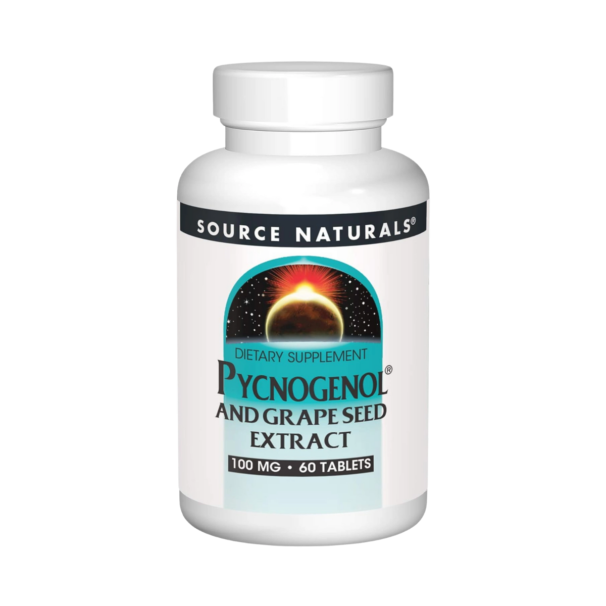 Source Naturals, Pycnogenol and Grape Seed Extract, 100 Mg, 60 Tablets