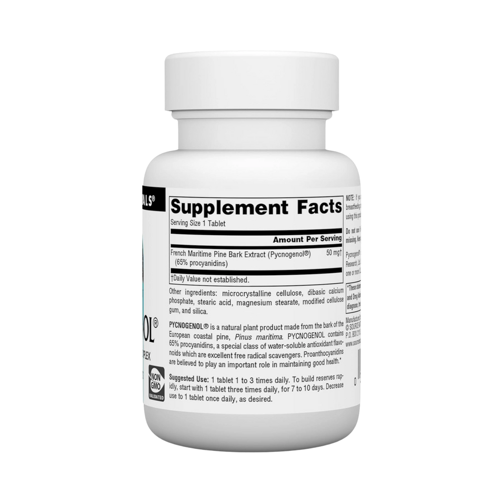 Source Naturals, Pycnogenol Proanthocyanidin Complex, 50 Mg, 30 Tablets