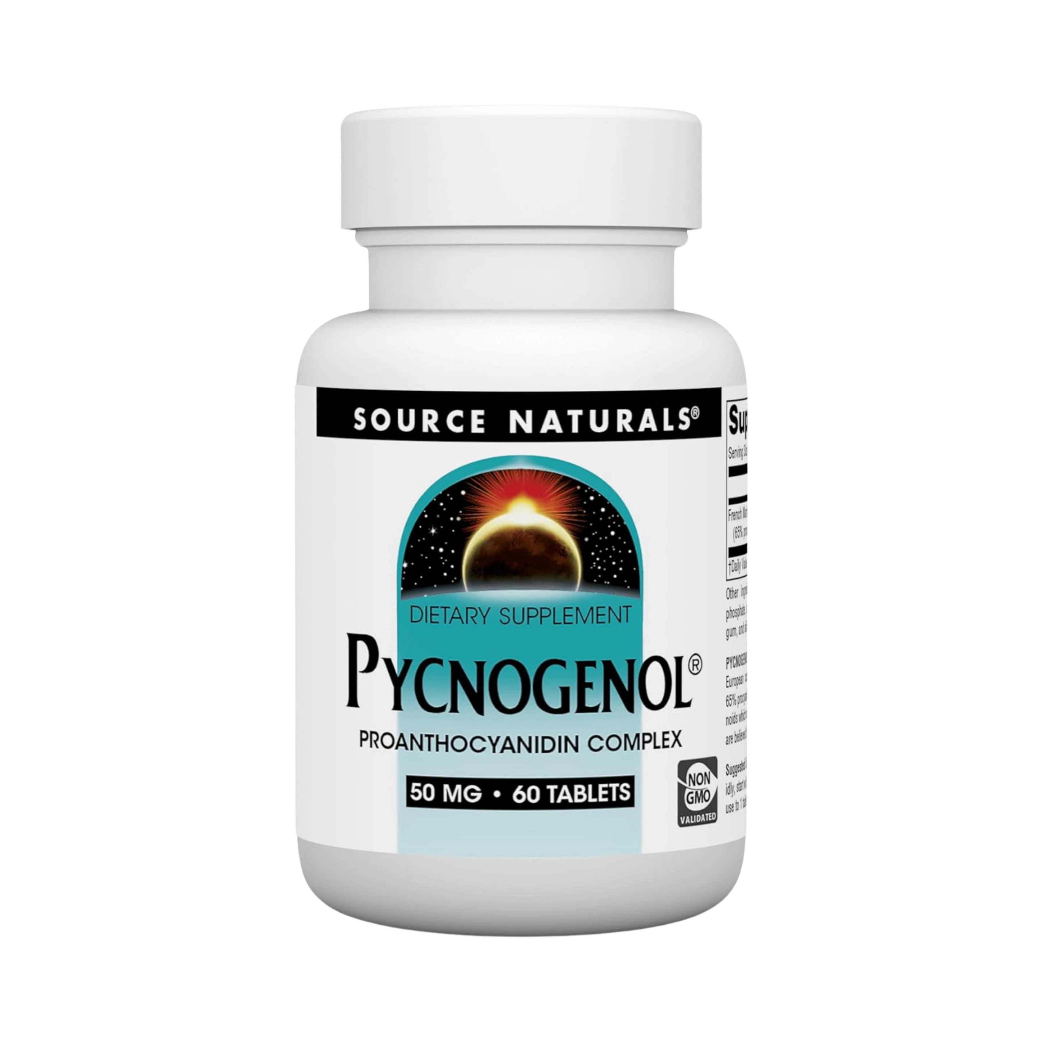 Source Naturals, Pycnogenol Proanthocyanidin Complex, 50 Mg, 60 Tablets