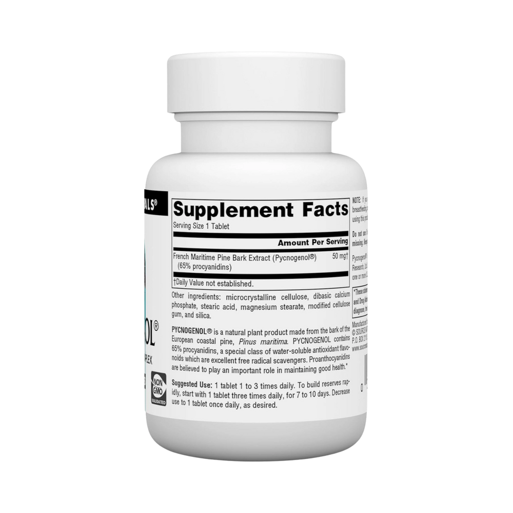 Source Naturals, Pycnogenol Proanthocyanidin Complex, 50 Mg, 60 Tablets