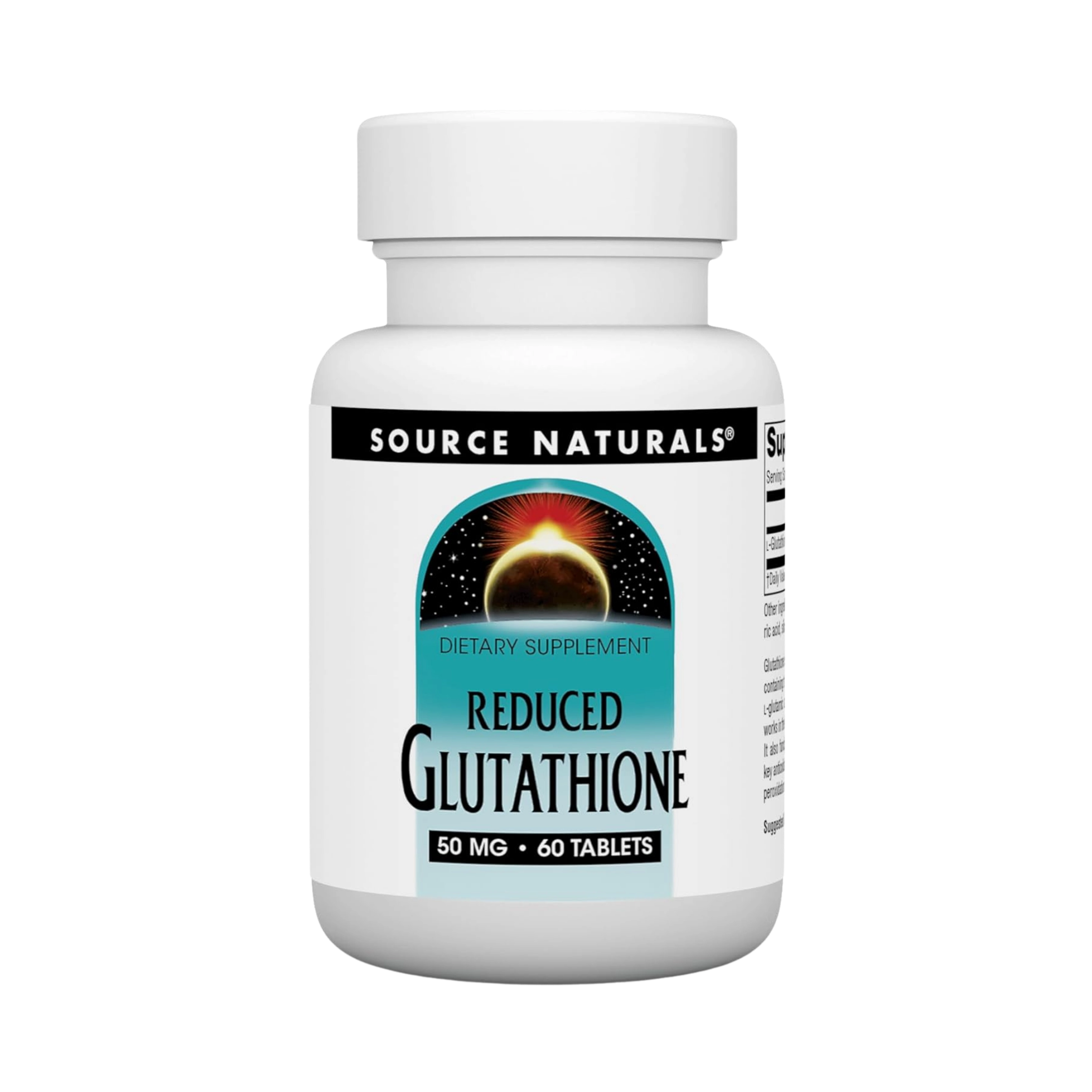 Source Naturals, Reduced Glutathione, 50 Mg, 60 Tablets