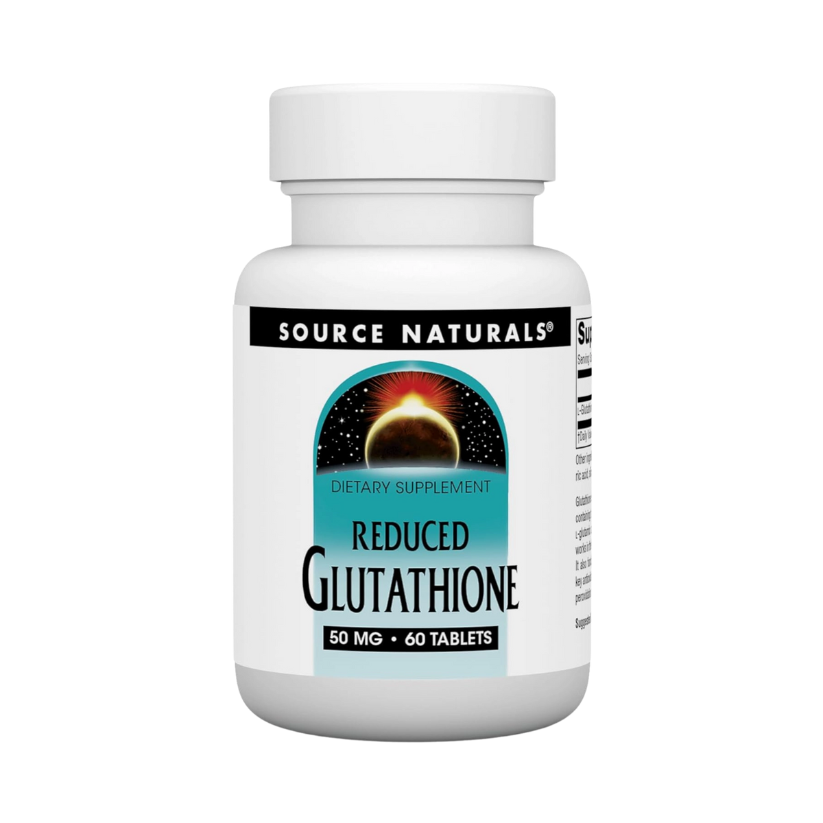 Source Naturals, Reduced Glutathione, 50 Mg, 60 Tablets