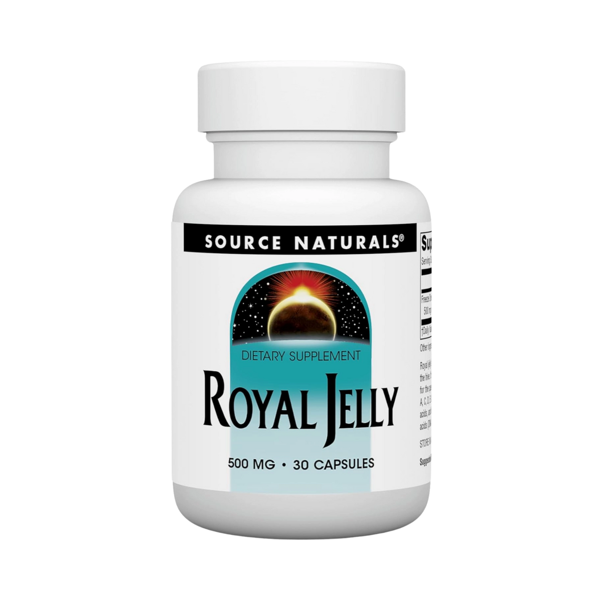 Source Naturals, Royal Jelly, 500 Mg, 30 Capsules